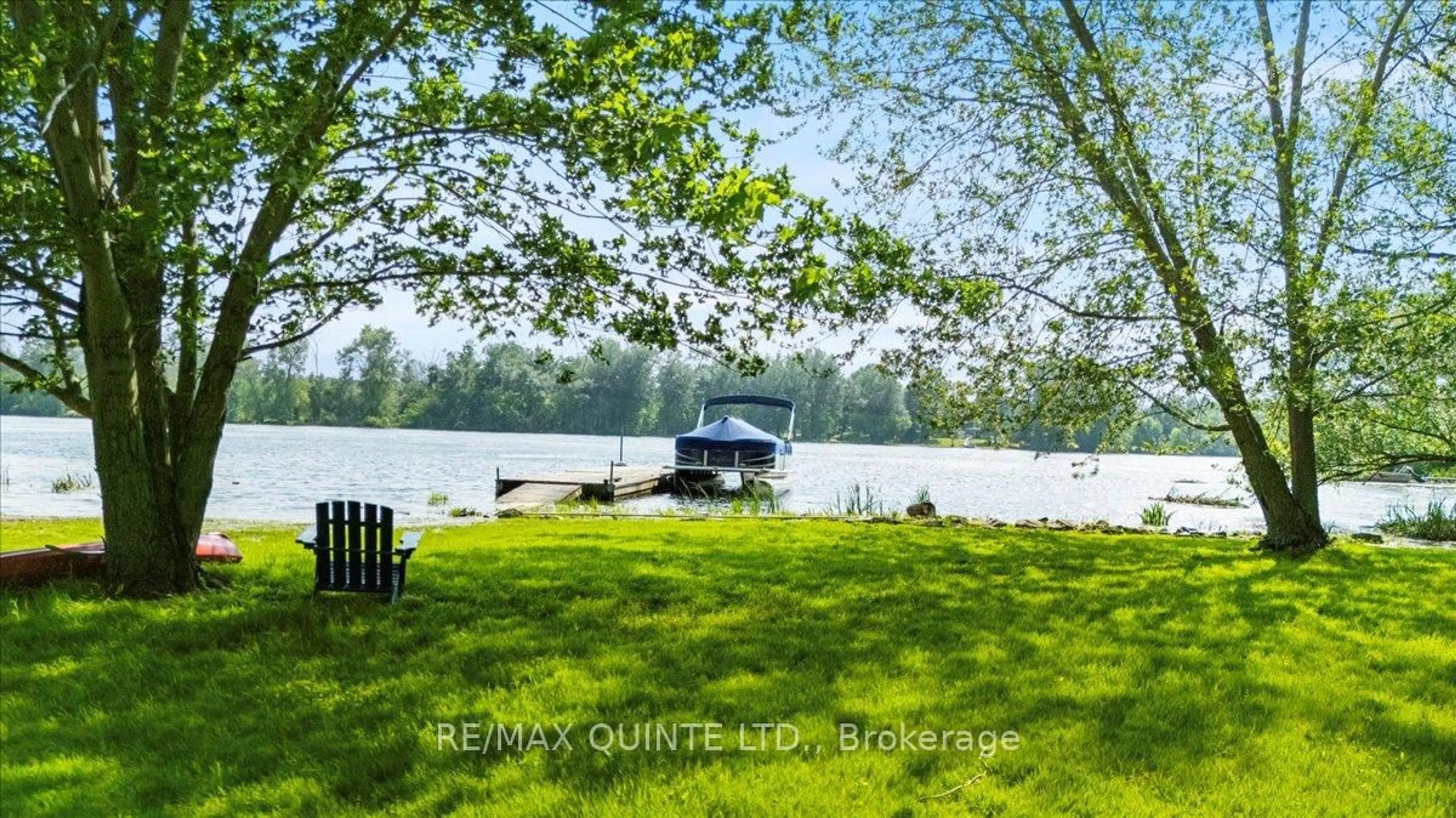 A pic from outside/outdoor area/front of a property/back of a property/a pic from drone, water/lake/river/ocean view for 321 Rosebush Rd, Stirling Ontario K0K 3E0