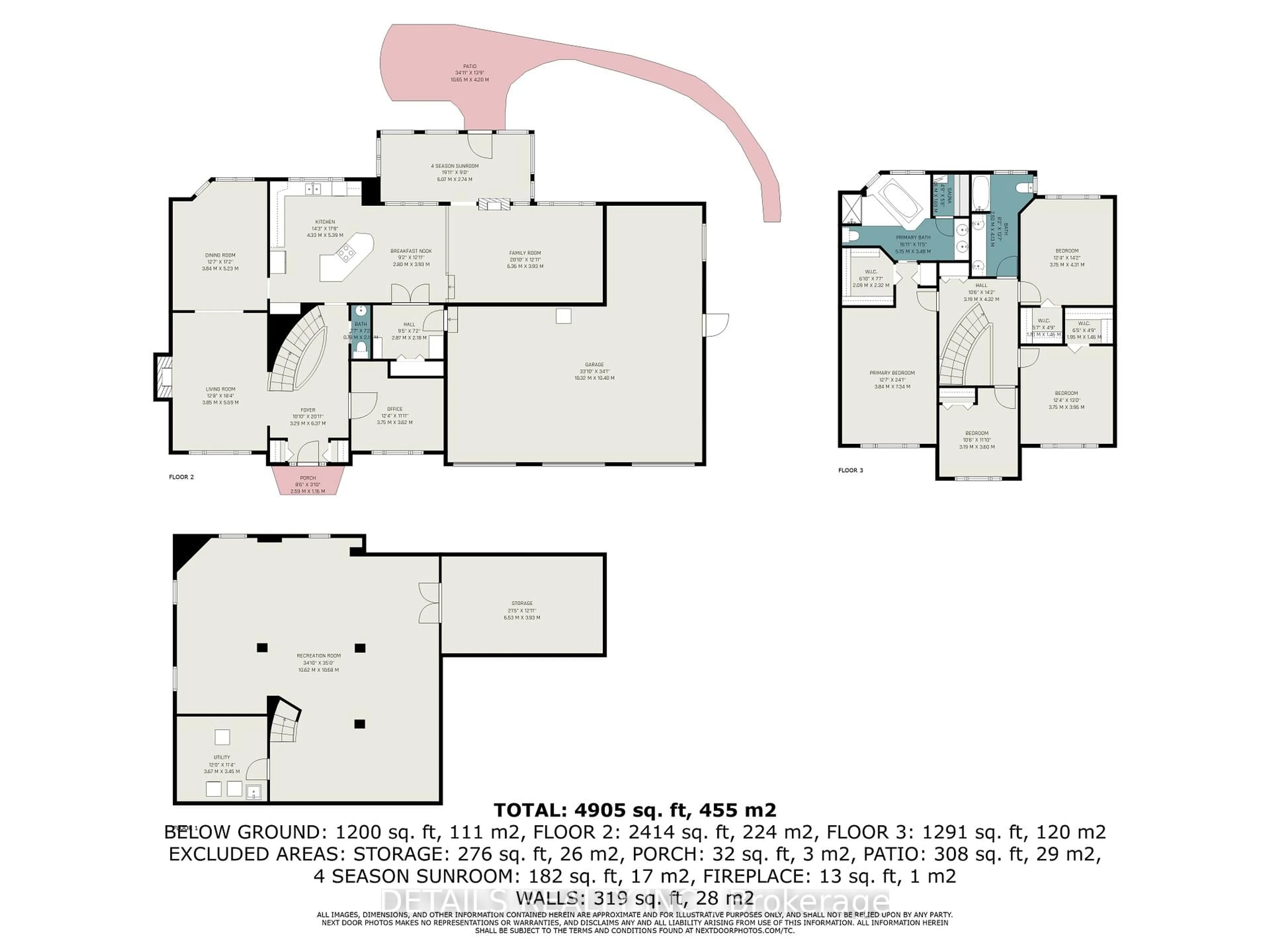 Floor plan for 3 Wintergreen Dr, Ottawa Ontario K2S 1E5