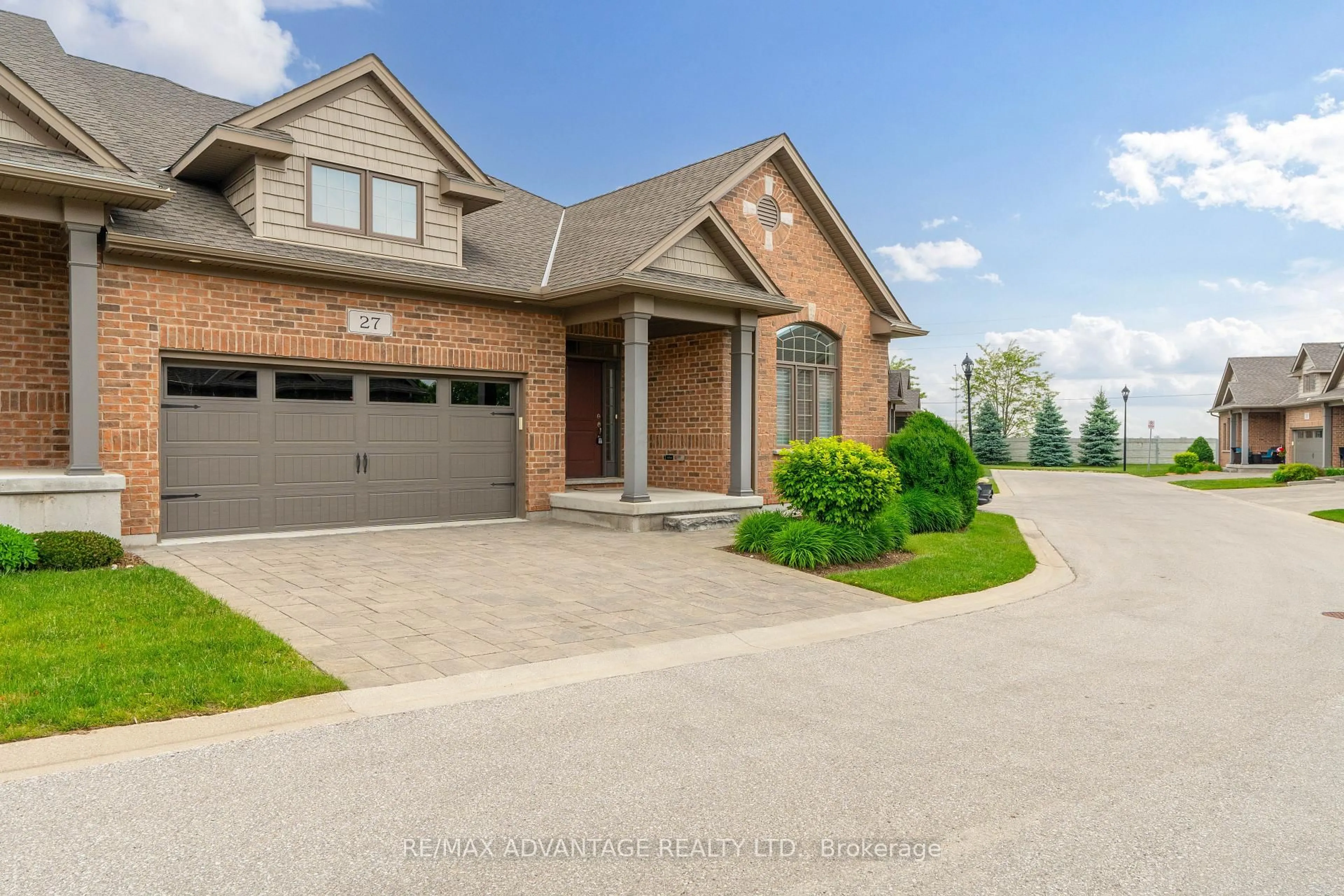 Home with brick exterior material, street for 1800 Sumac Way #27, London South Ontario N6K 0G1
