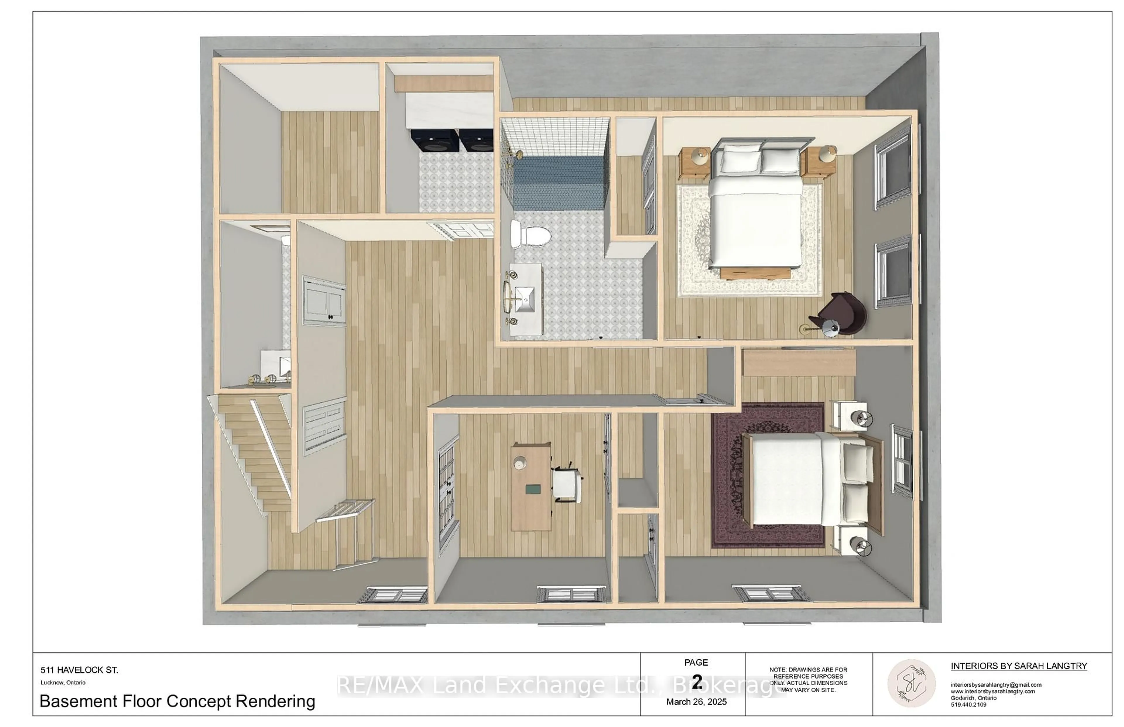 Floor plan for 511 Havelock St, Huron-Kinloss Ontario N0G 2H0