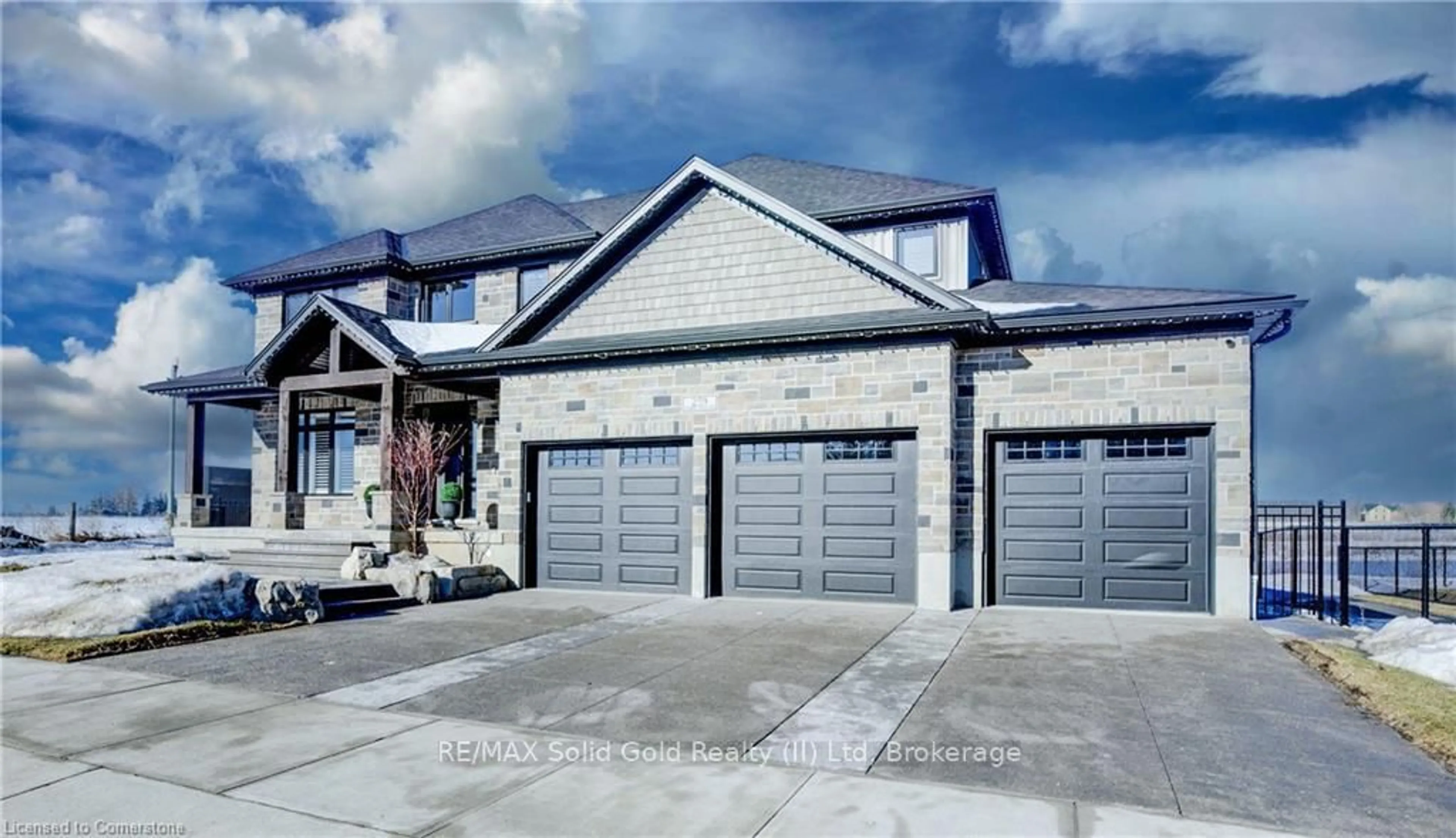 Home with brick exterior material, street for 259 Timber Trail Rd, Woolwich Ontario N3B 0E4