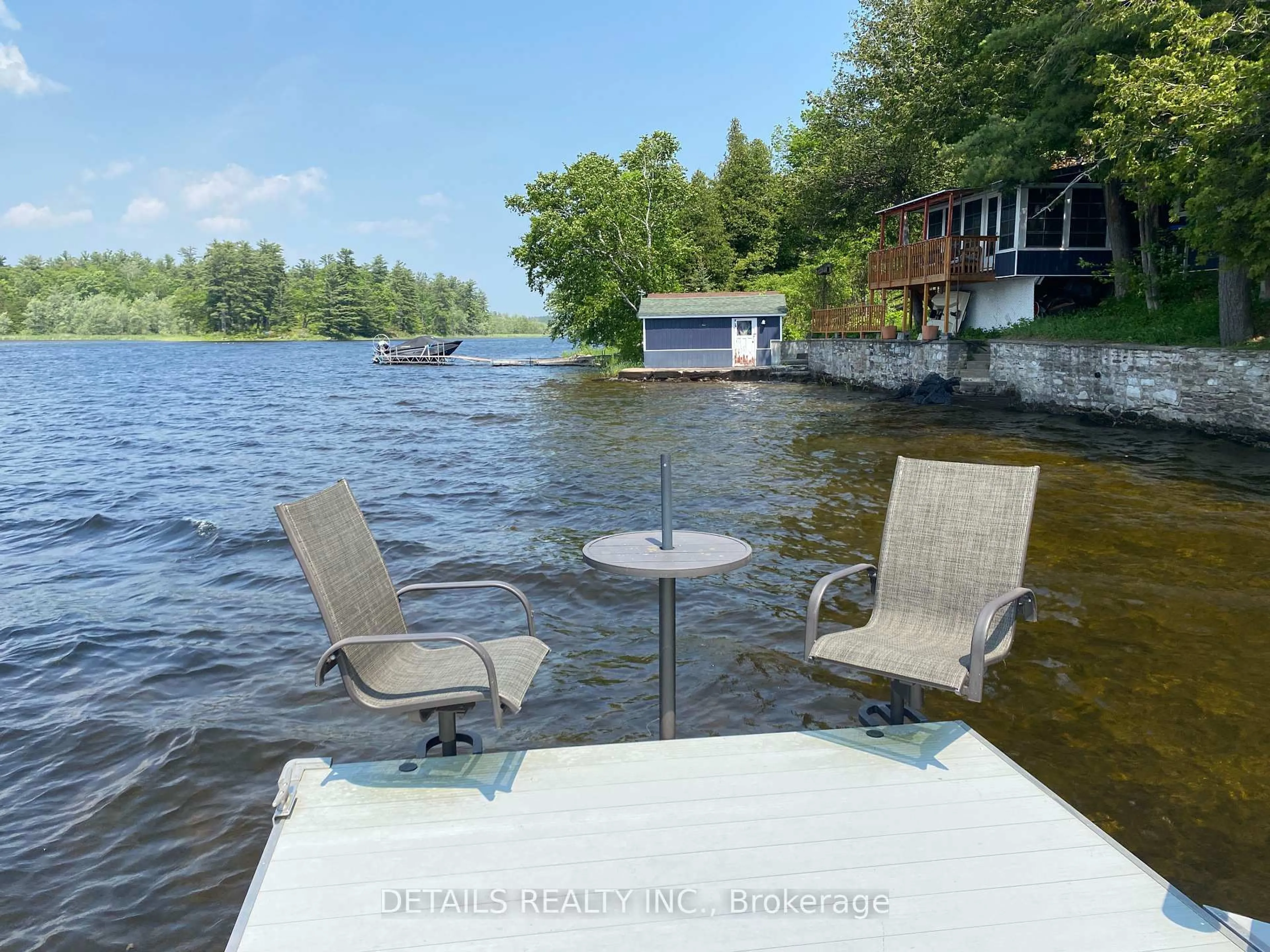Patio, water/lake/river/ocean view for 63 Gordon Crt, Madoc Ontario K0K 2K0
