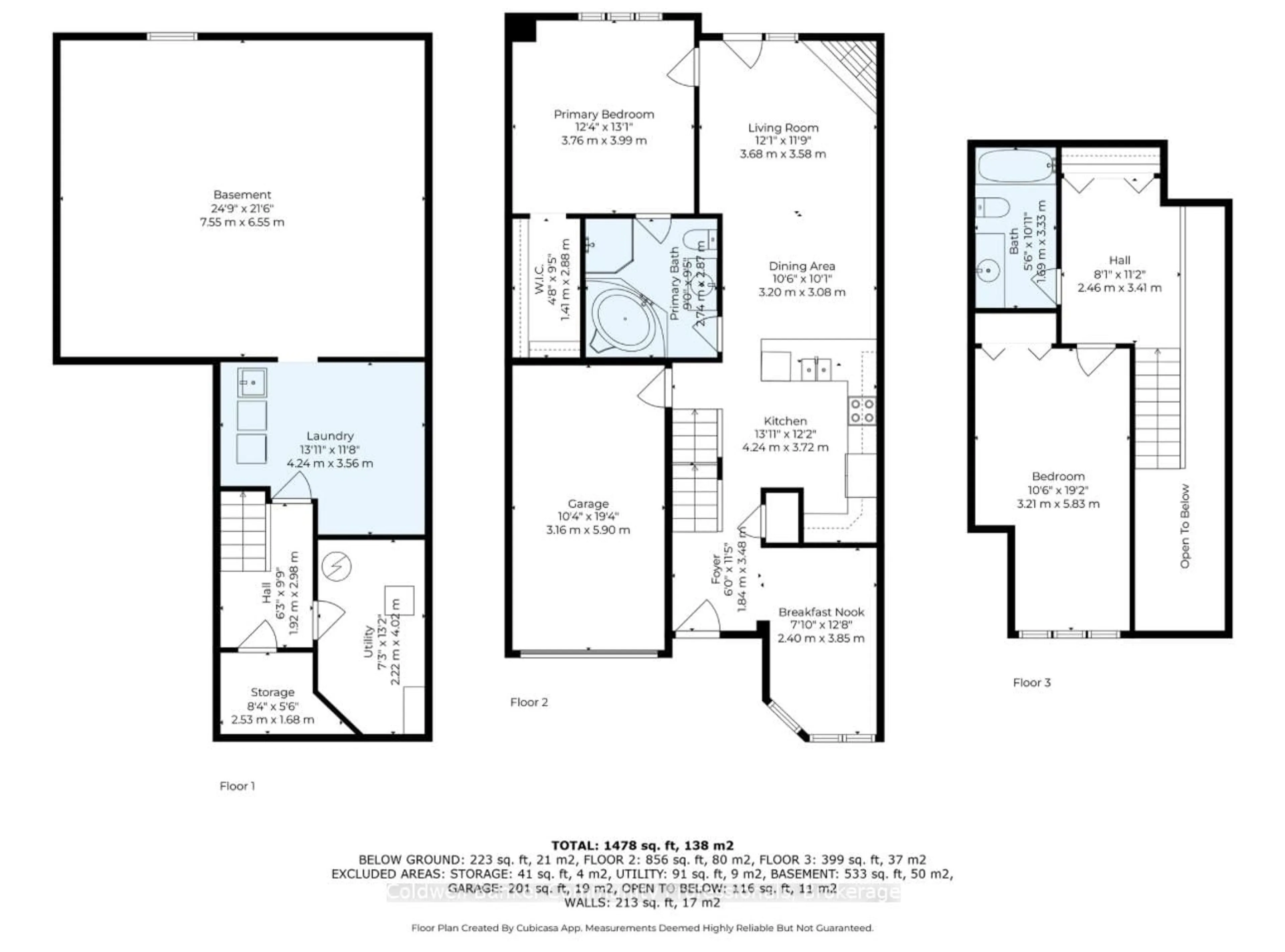 Floor plan for 8142 Costabile Dr #16, Niagara Falls Ontario L2H 3M3