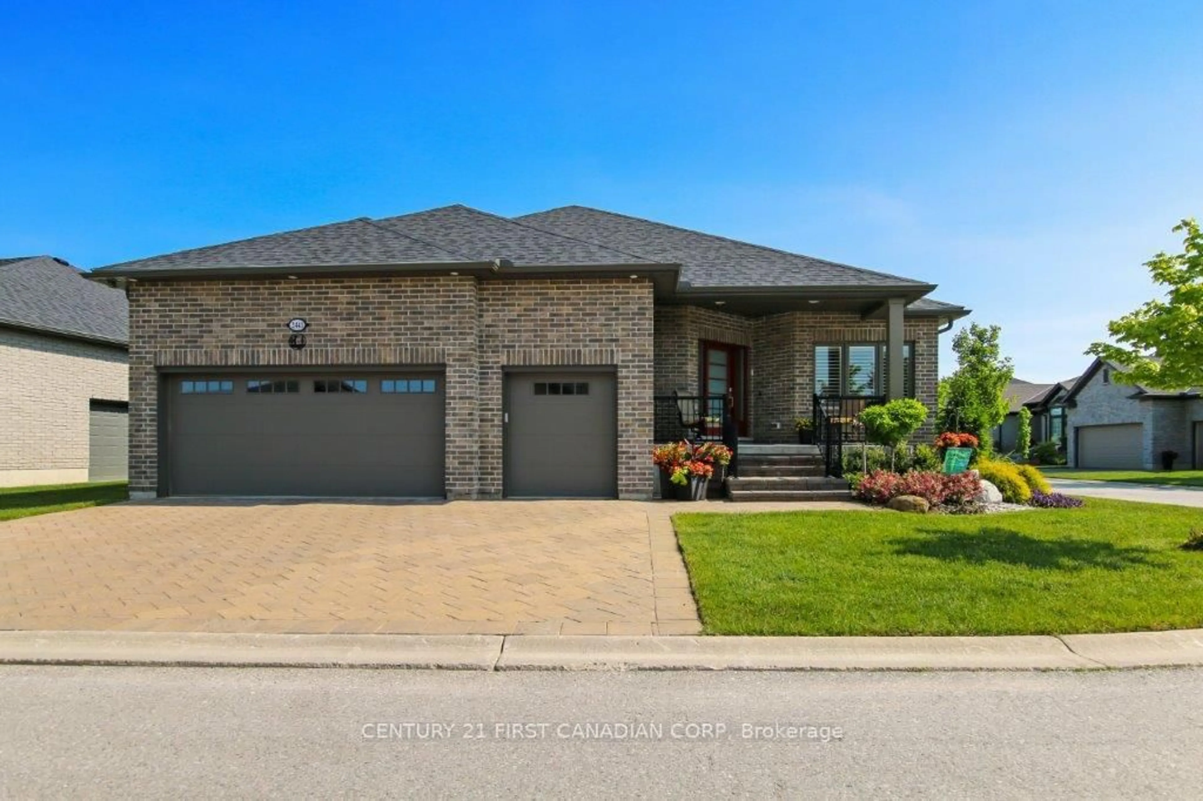 Home with brick exterior material, street for 2441 Moe Norman Way, London South Ontario N6K 5R5