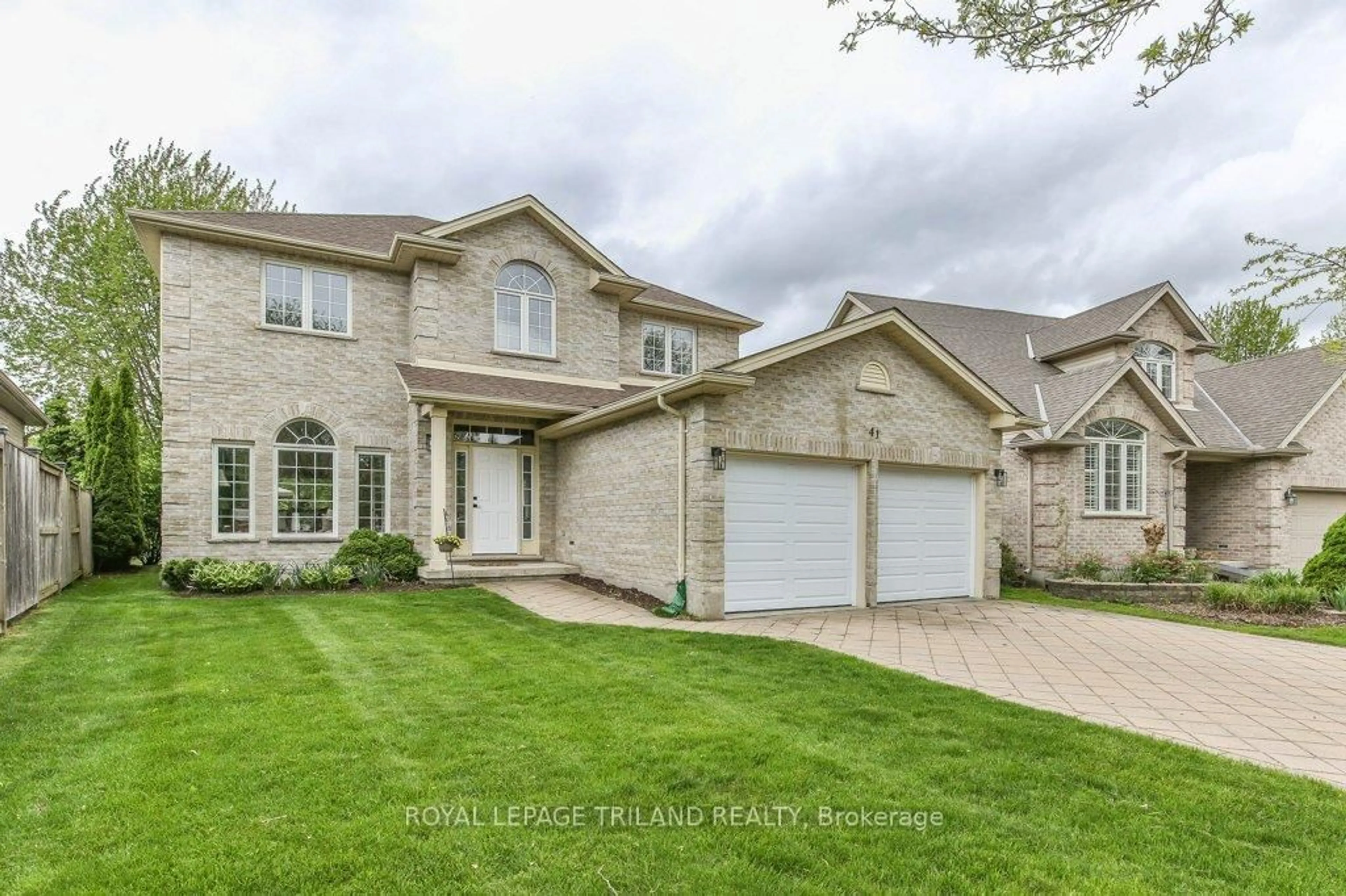 Home with brick exterior material, street for 41 GREYROCK Cres, London East Ontario N5Y 6L4