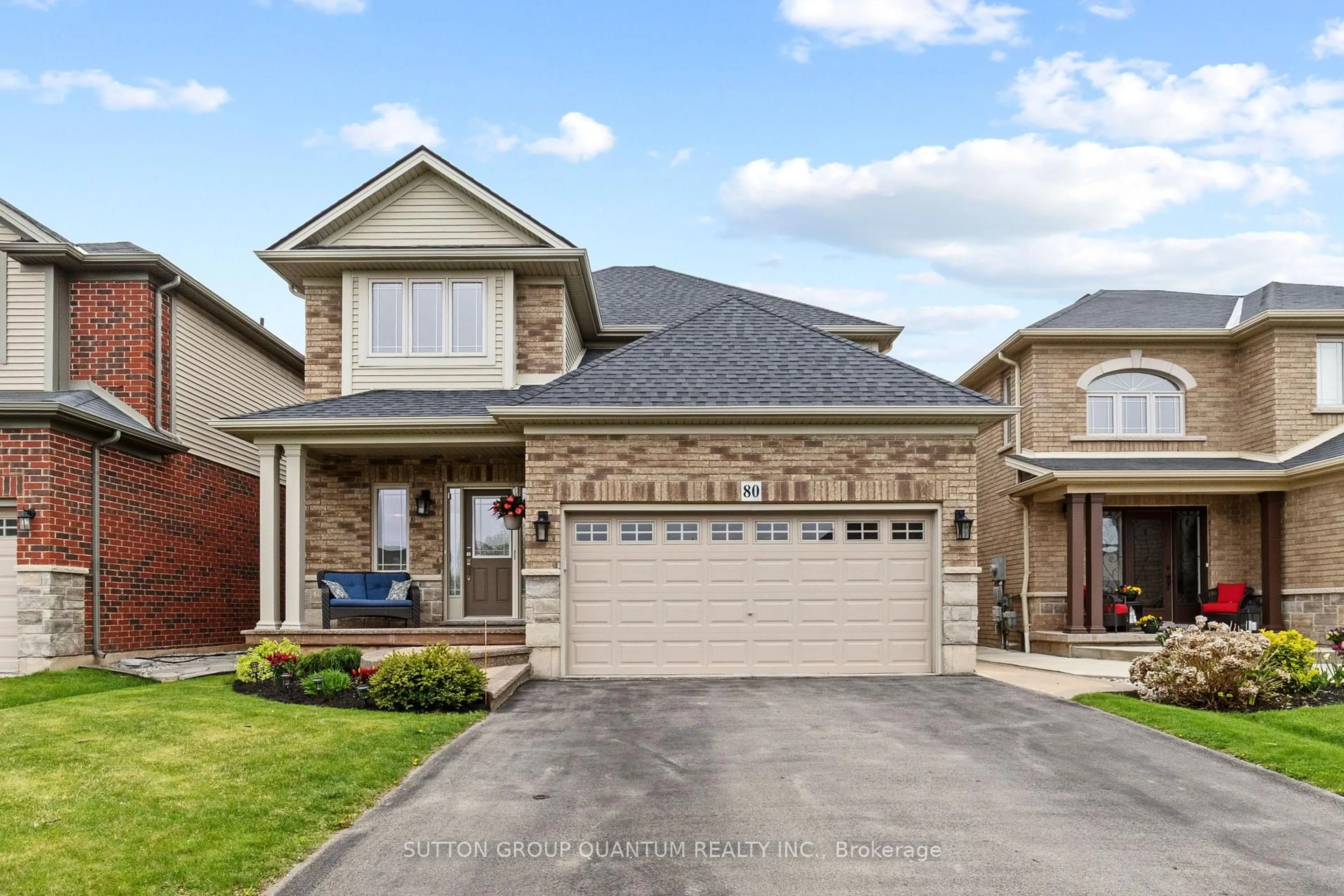 Home with brick exterior material, street for 80 Lorne Ave, Grimsby Ontario L3M 0C7