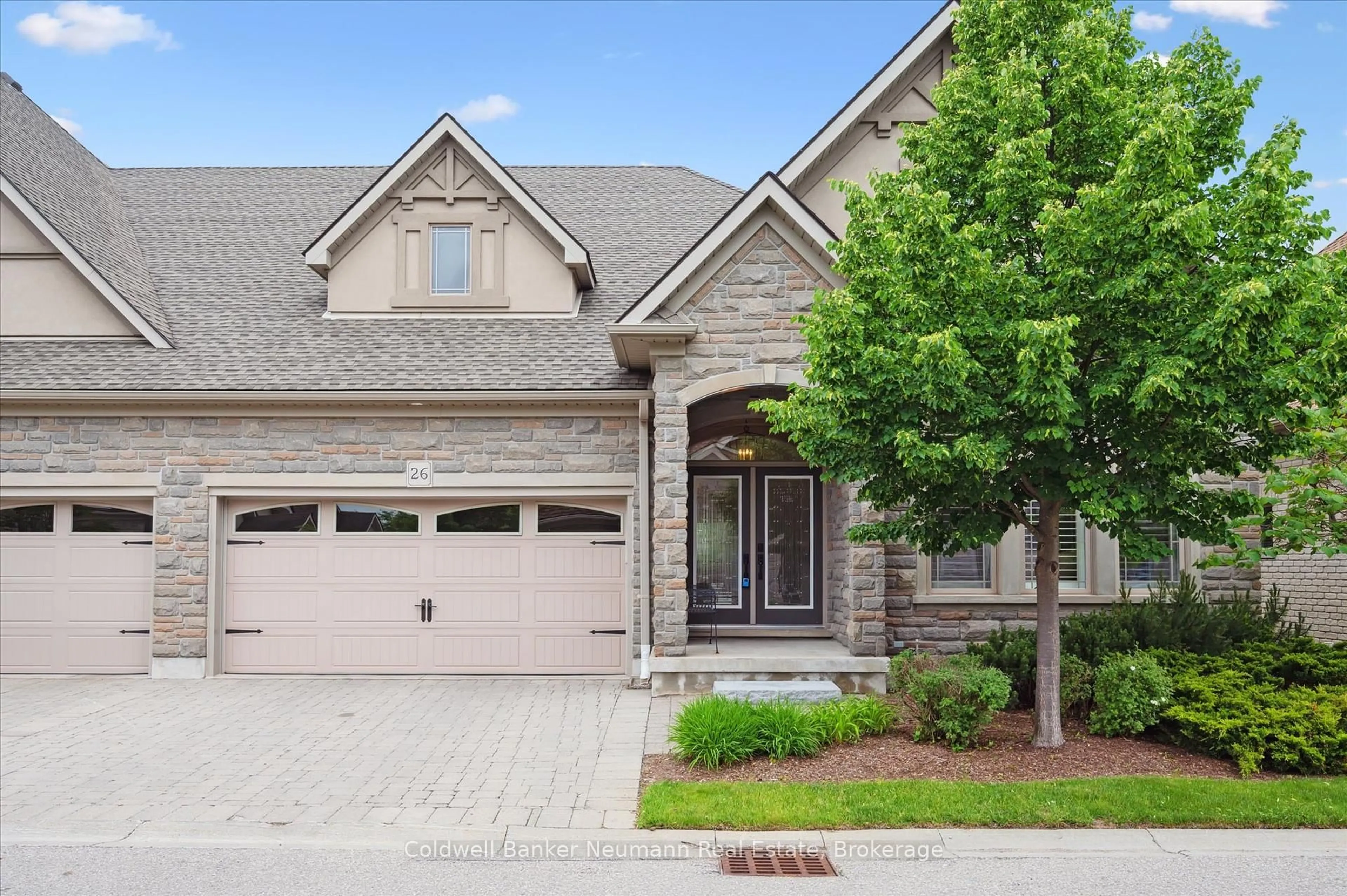 Home with brick exterior material, street for 19 Simmonds Dr #26, Guelph Ontario N1E 0H4