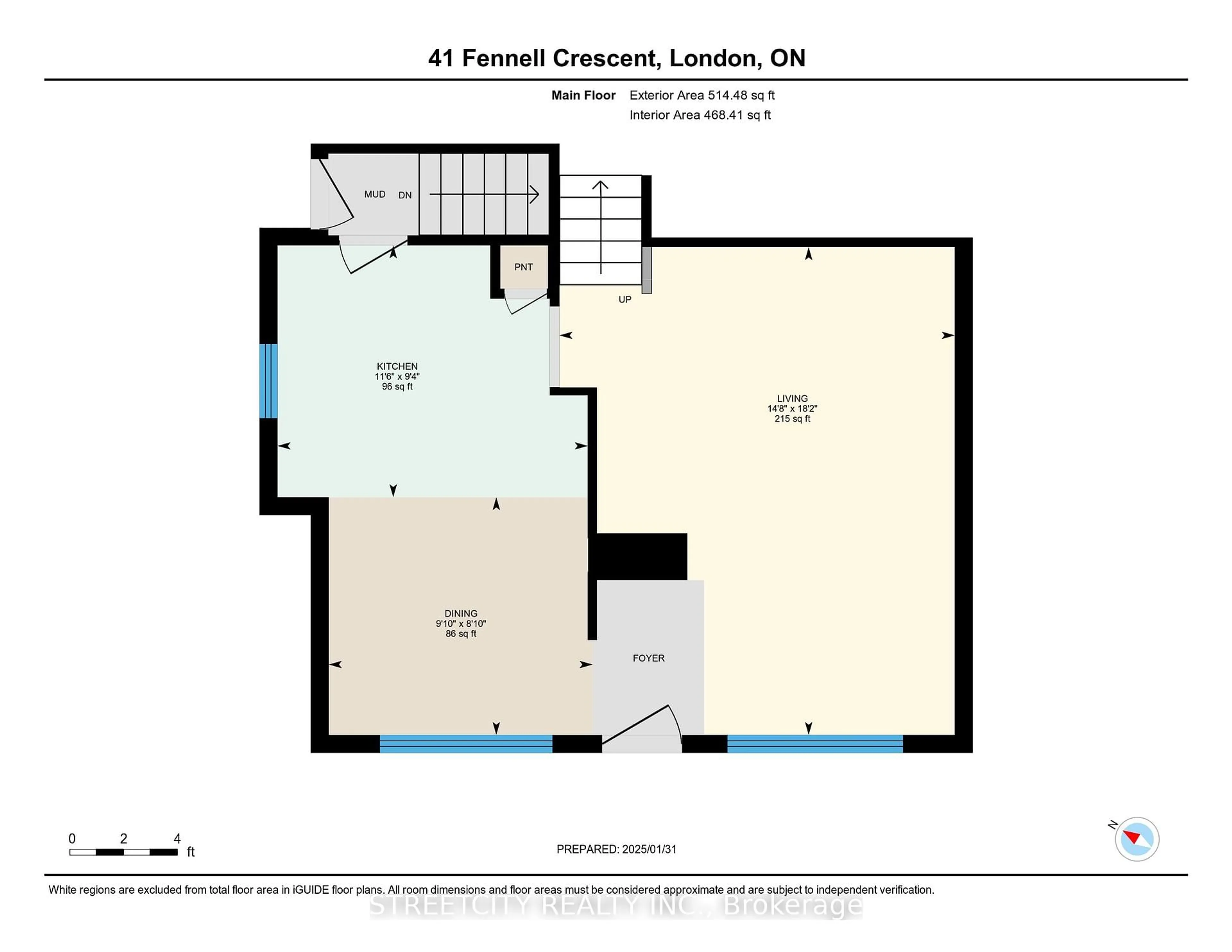 Floor plan for 41 Fennell Cres, London South Ontario N6E 2E2