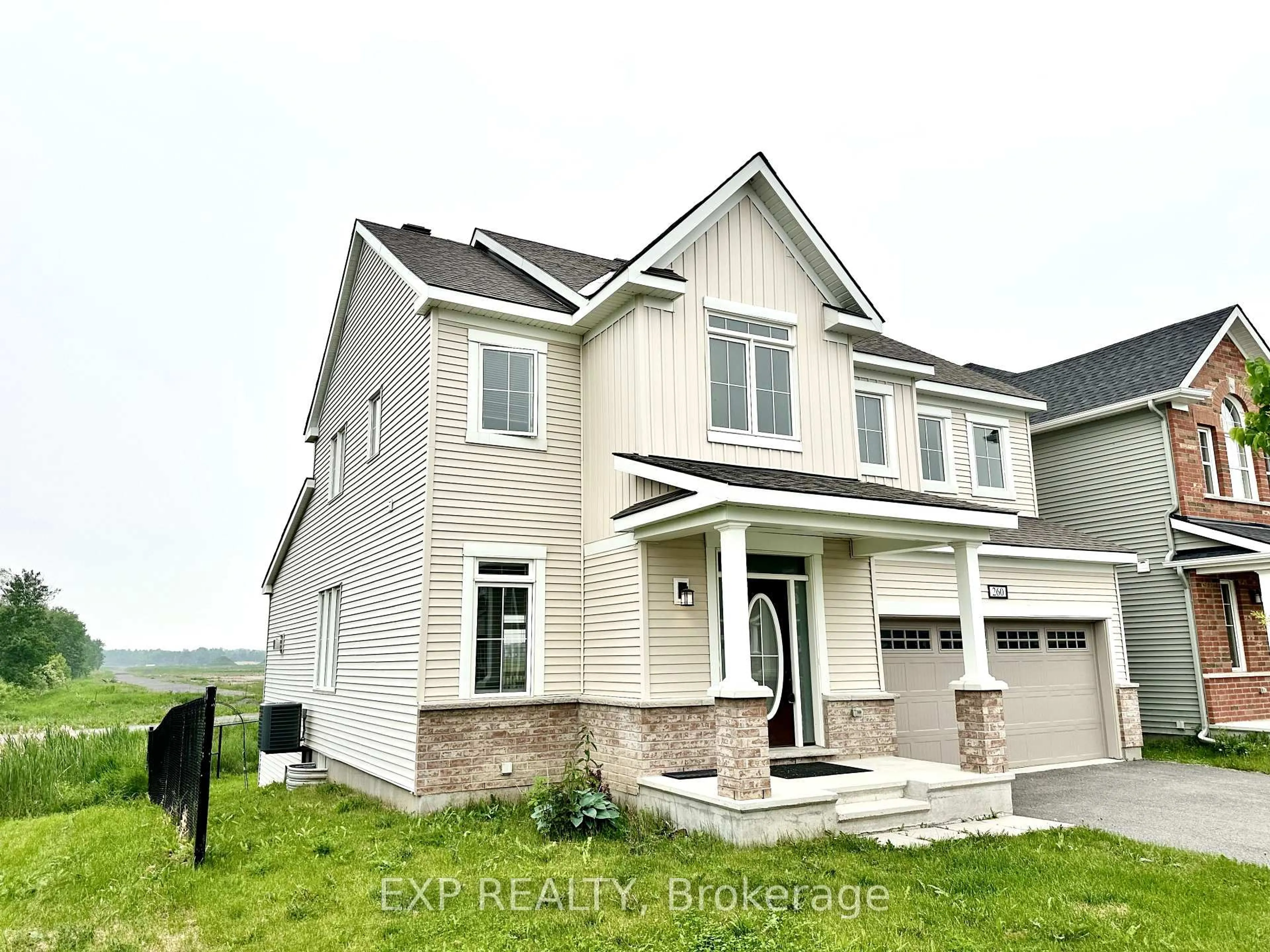 Home with vinyl exterior material, street for 260 SWEETVALLEY Dr, Ottawa Ontario K4A 5J5