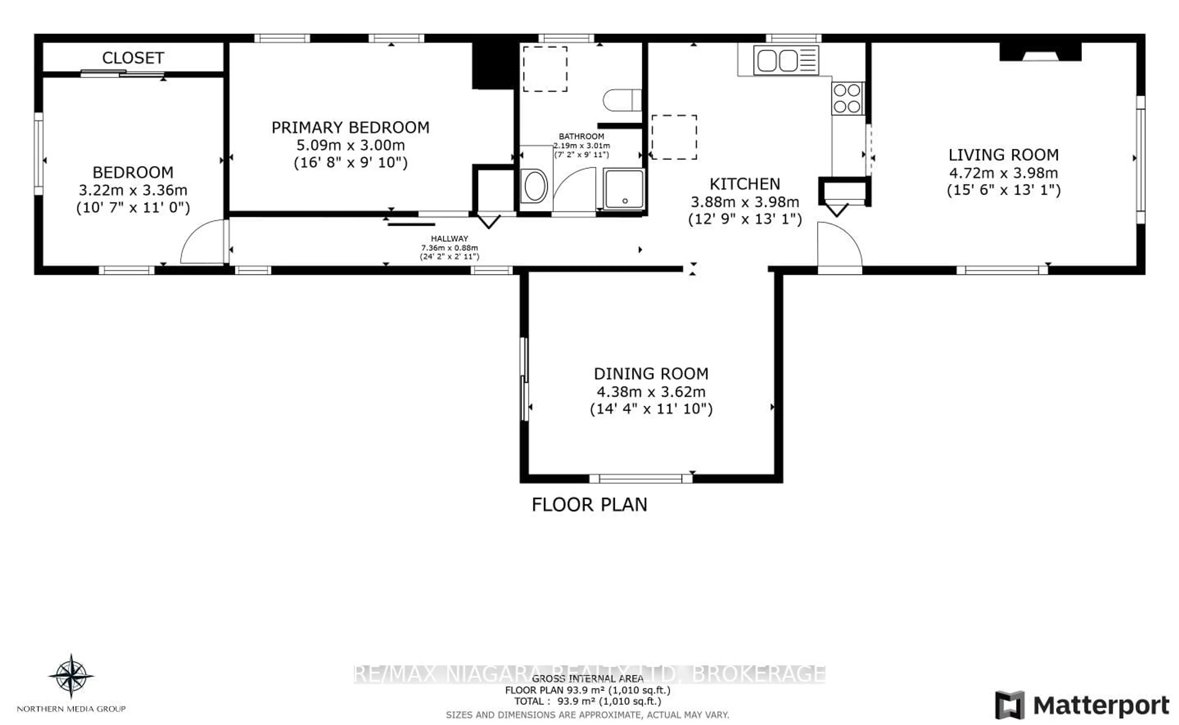 Floor plan for 2175 Mewburn Rd #49, Niagara Falls Ontario L2J 0A6