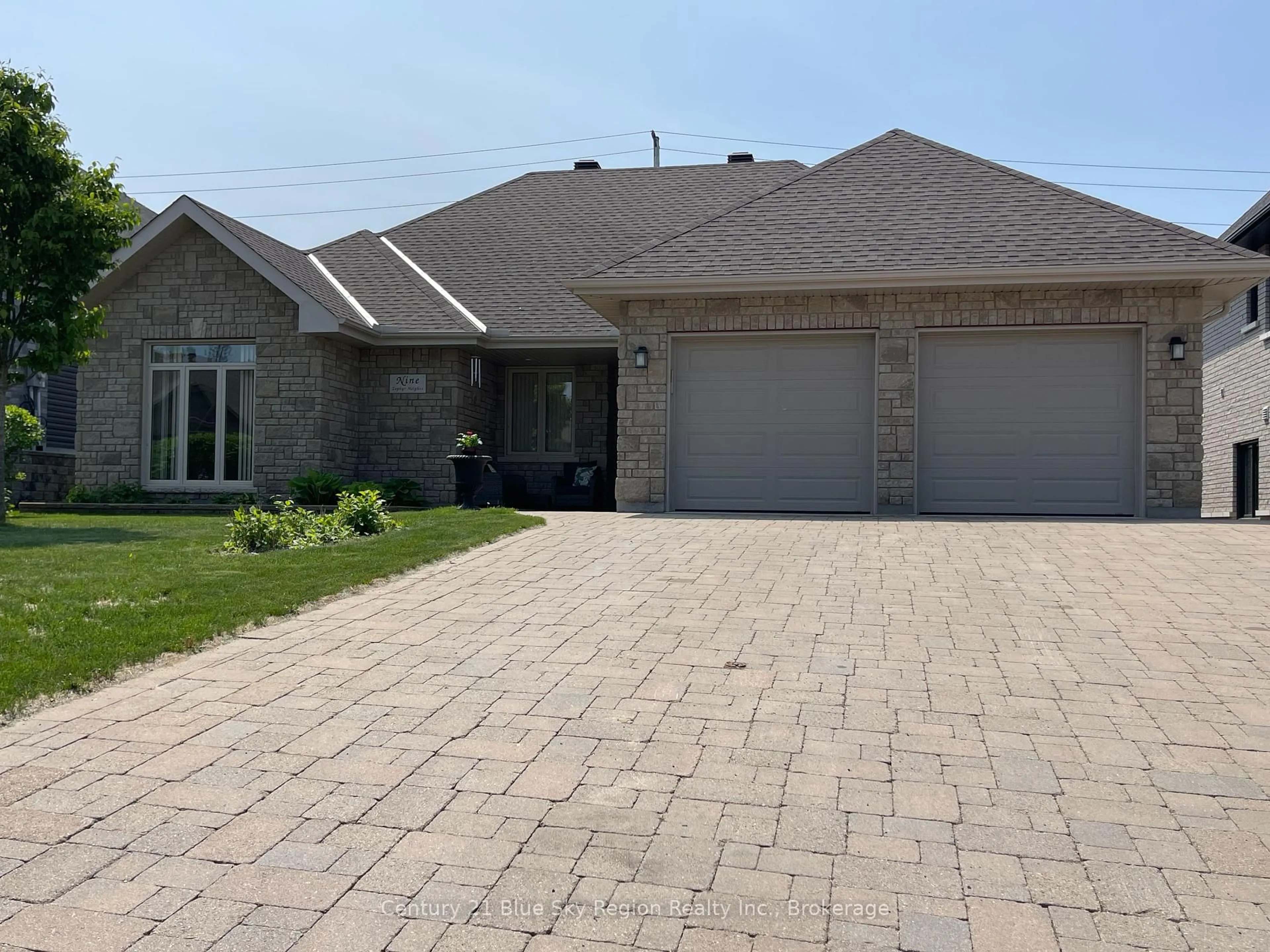 Home with brick exterior material, street for 9 Zephyr Hts, North Bay Ontario P1A 0E9