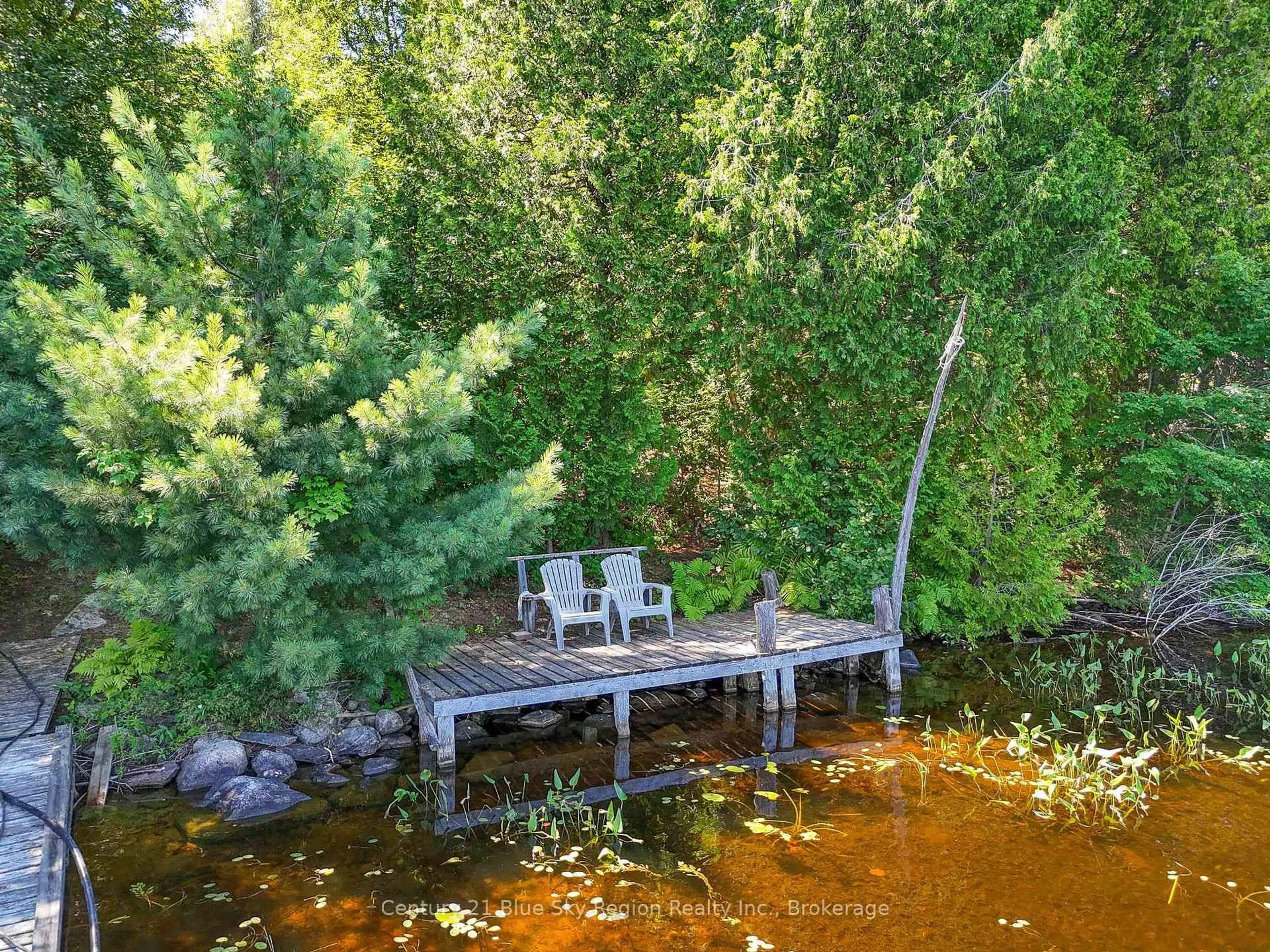 Patio, water/lake/river/ocean view for 19 Davinci Rd, Unorganized Townships Ontario P0H 2K0