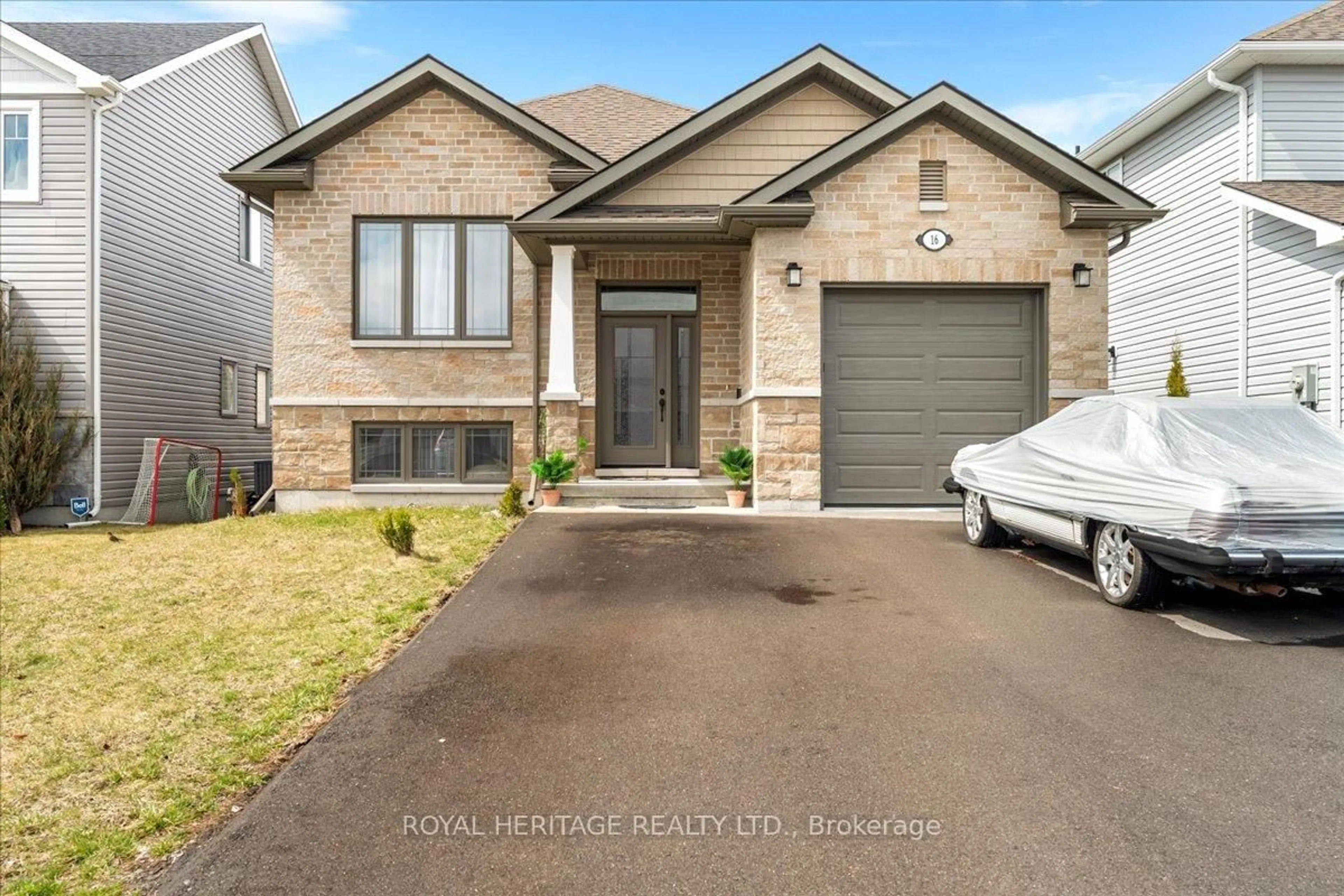Home with brick exterior material, street for 16 CYPRESS Dr, Belleville Ontario K8N 0J6