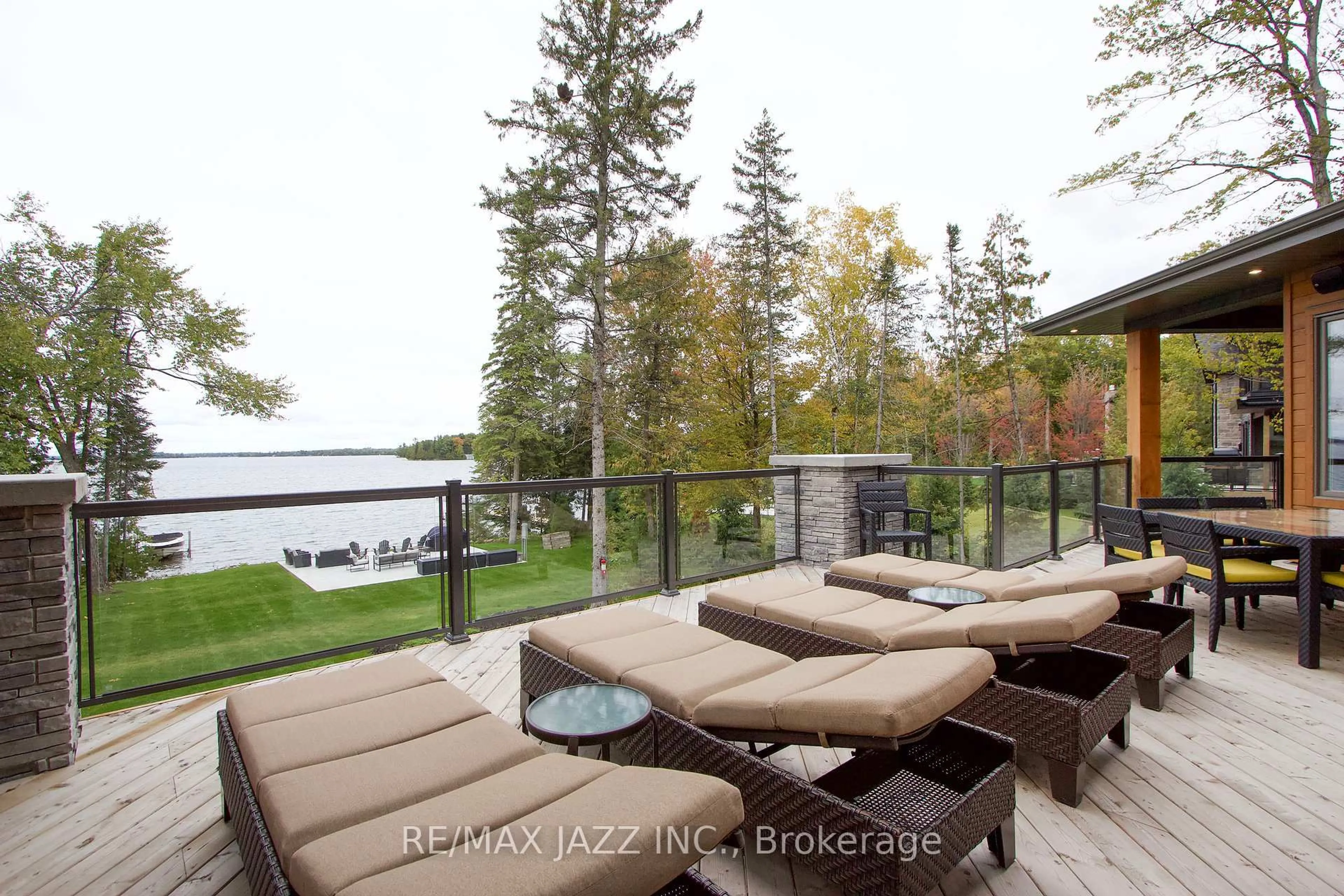 Patio, water/lake/river/ocean view for 143 Elysian Fields Rd, Kawartha Lakes Ontario K0M 1G0
