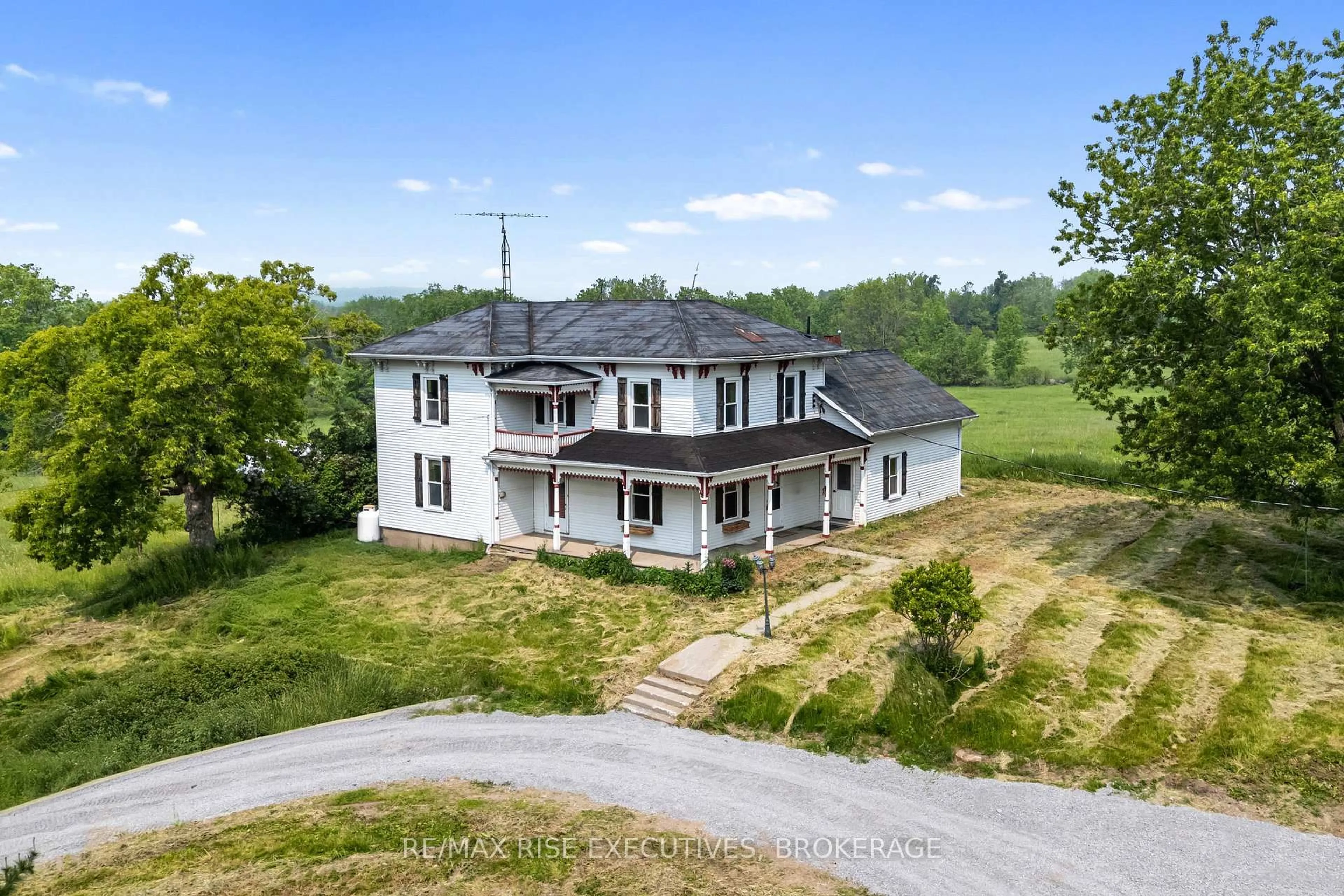 A pic from outside/outdoor area/front of a property/back of a property/a pic from drone, building for 2875 COUNTY ROAD 14, Kaladar Ontario K0K 1Z0