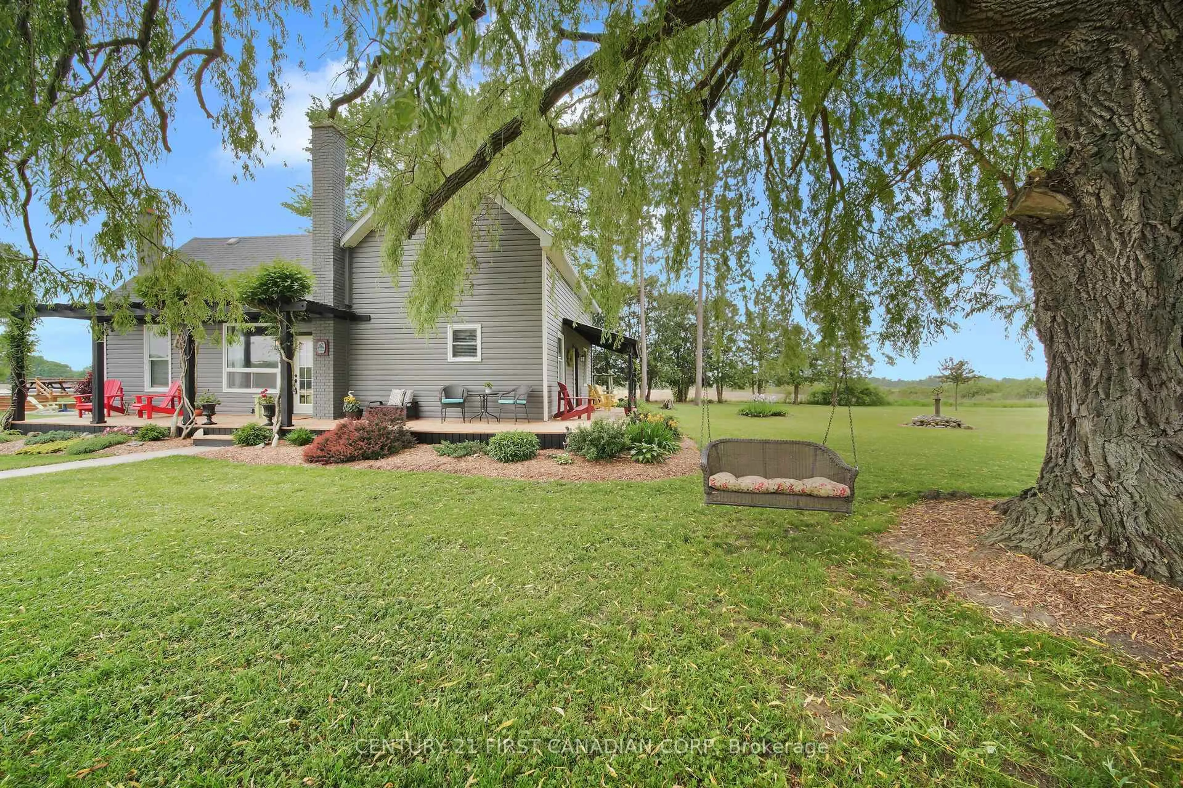 Patio, water/lake/river/ocean view for 24631 Stalker Line, West Elgin Ontario N0L 2P0