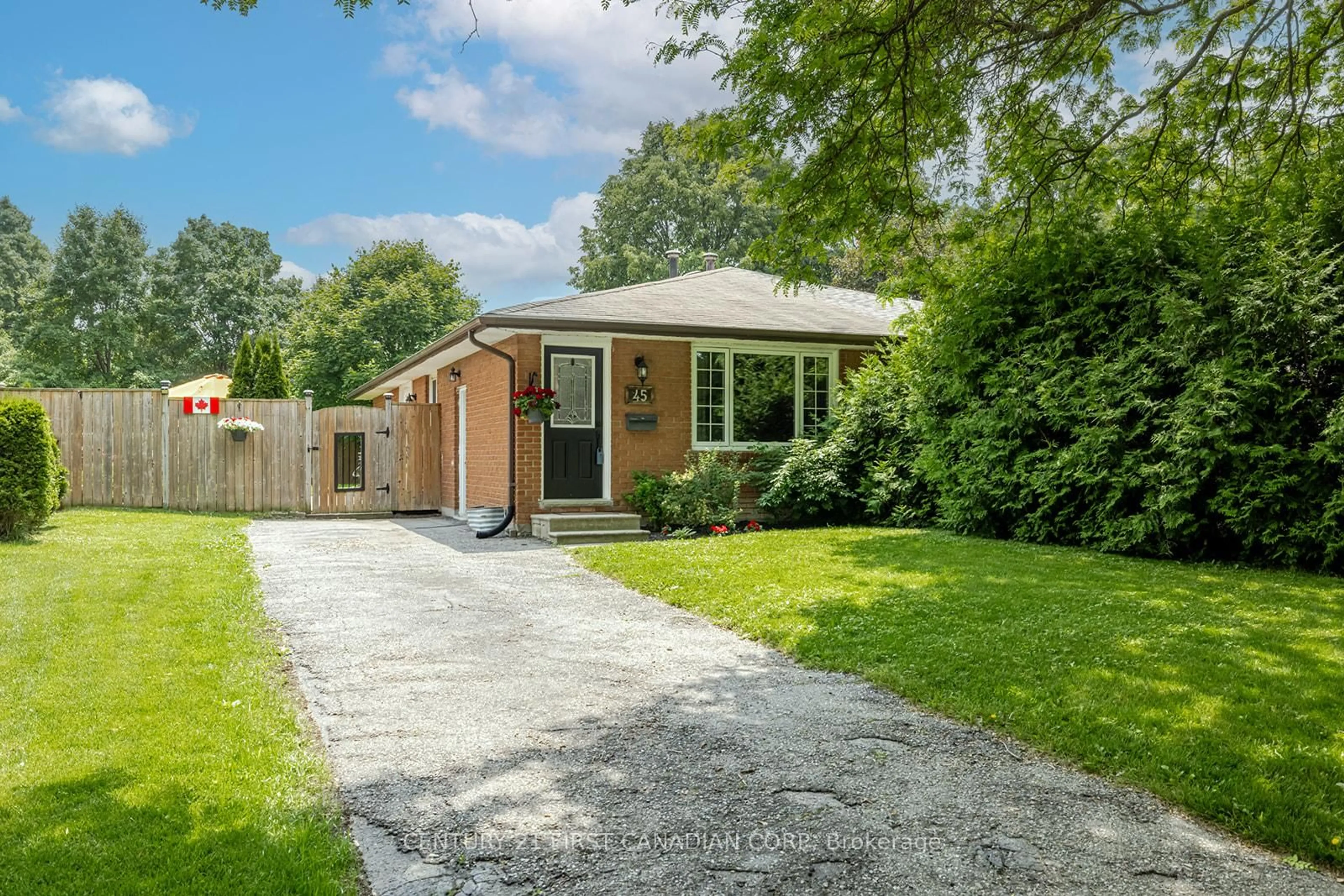 Home with brick exterior material, street for 45 Downing Cres, London South Ontario N6C 3C7