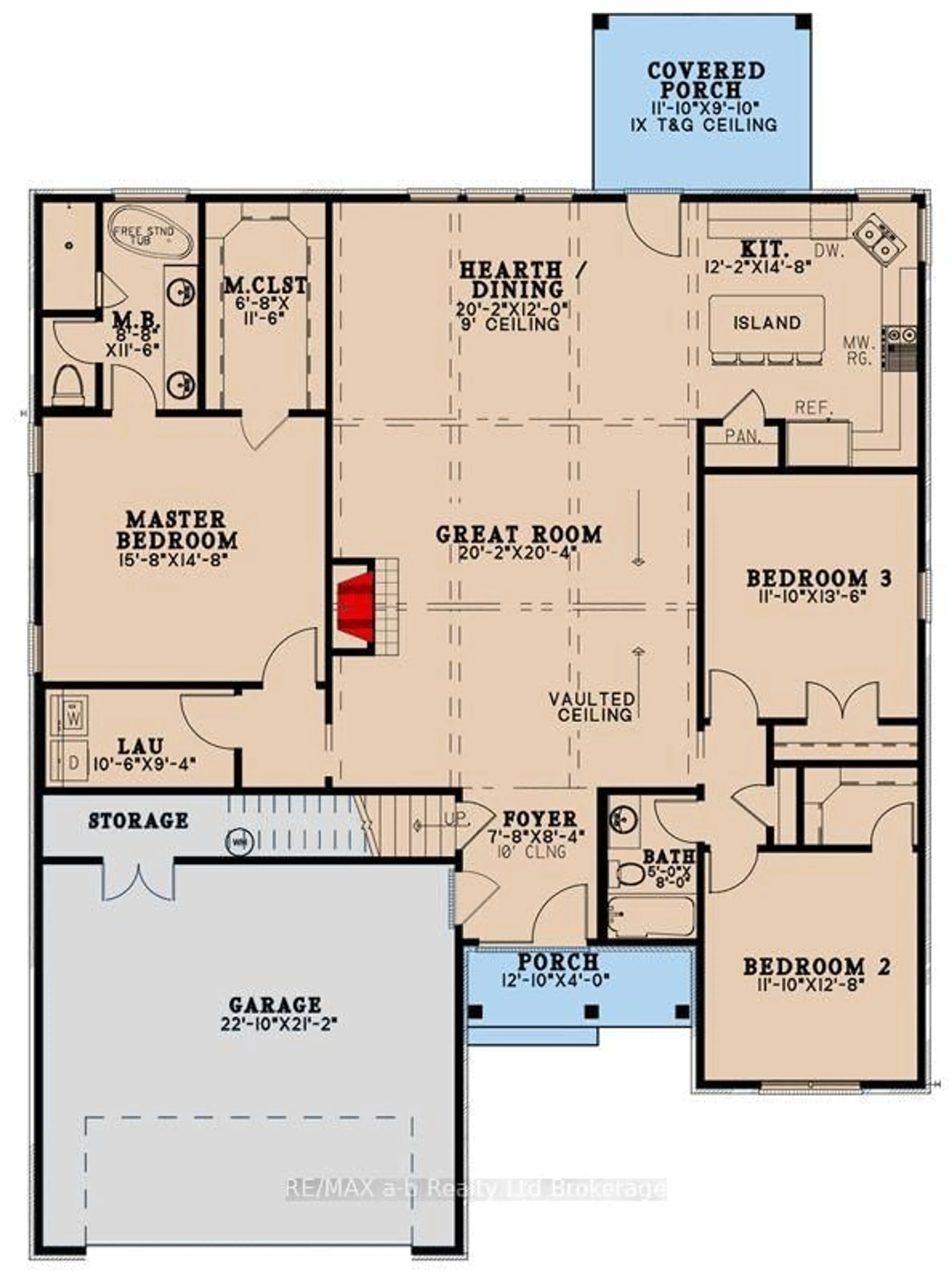 Floor plan for 4 Cornwell St, Norwich Ontario N0J 1P0