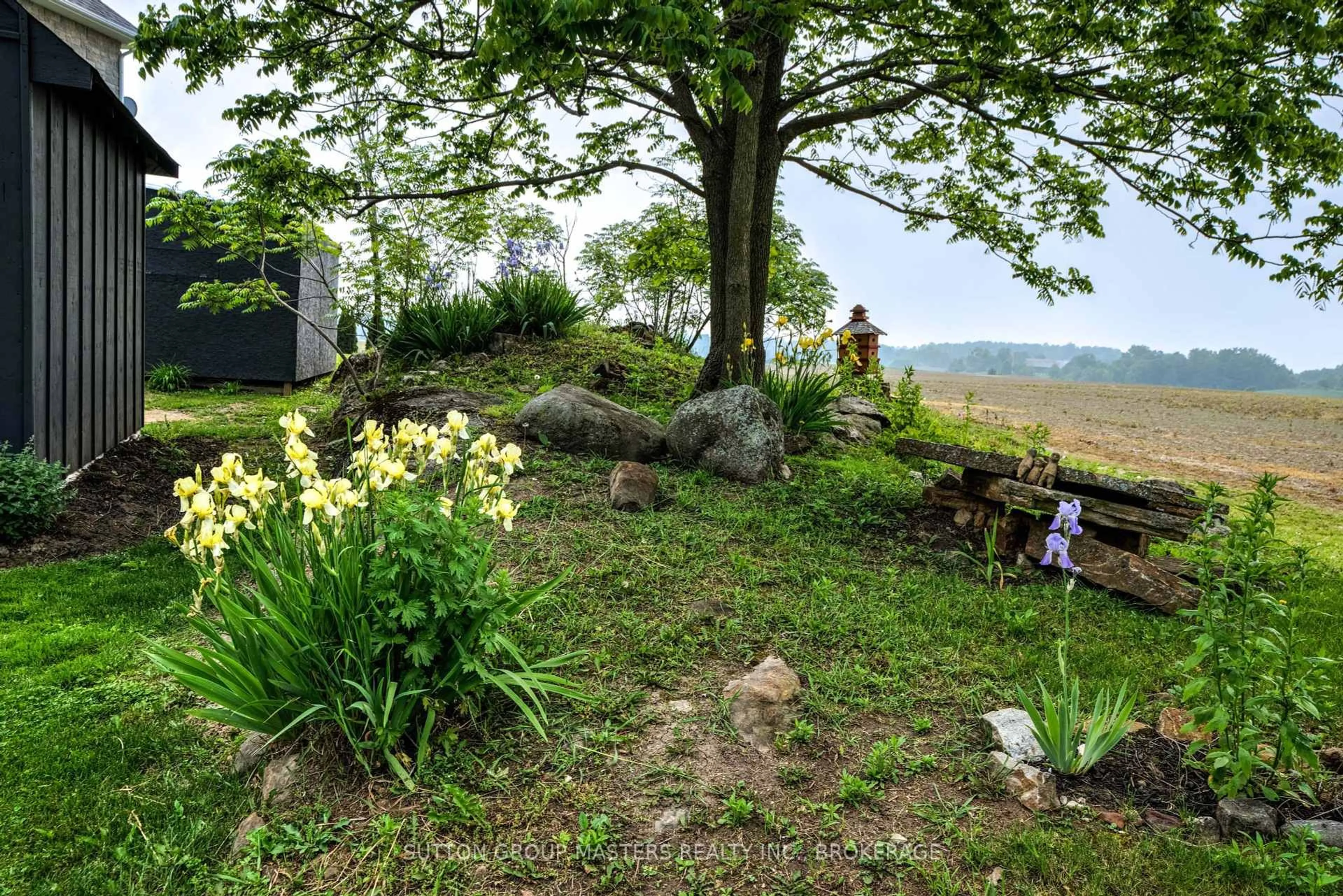 A pic from outside/outdoor area/front of a property/back of a property/a pic from drone, forest/trees view for 302 Greens Rd, Leeds and the Thousand Islands Ontario K0H 2N0