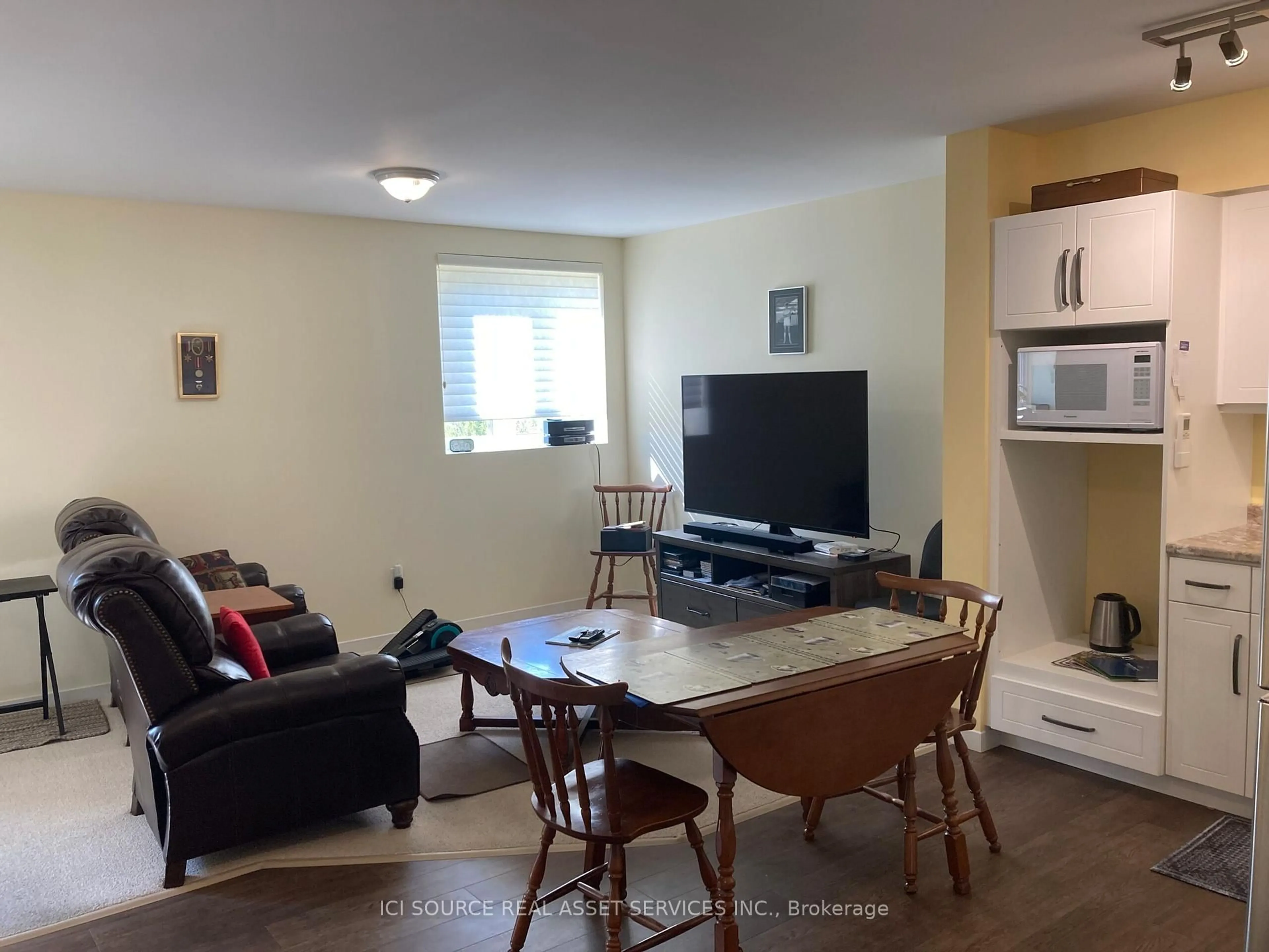 Living room with furniture, unknown for 850 Alpha St #105, Owen Sound Ontario N4K 5W8