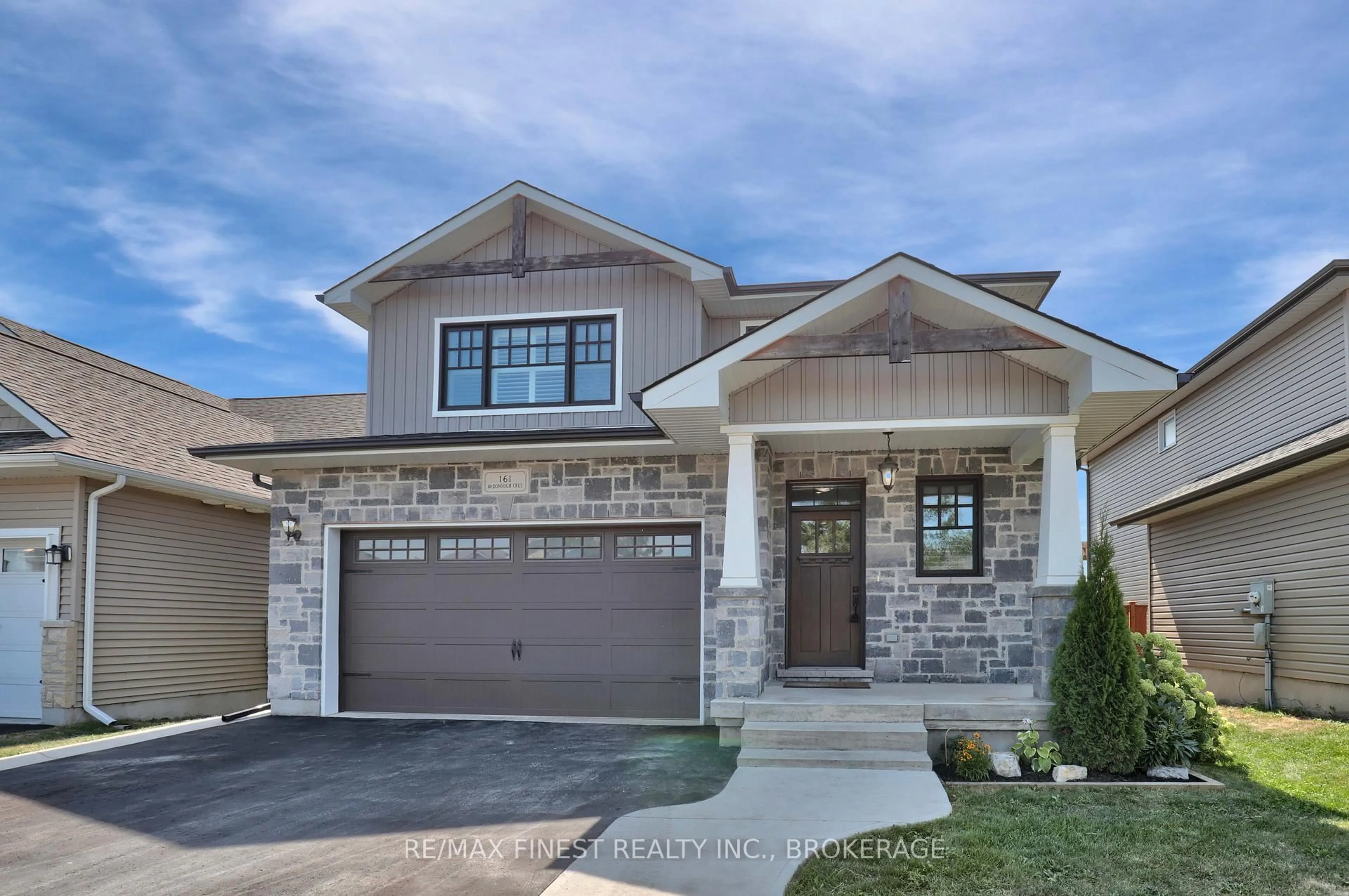 Home with brick exterior material, street for 161 McDonough Cres, Loyalist Ontario K7N 0B3