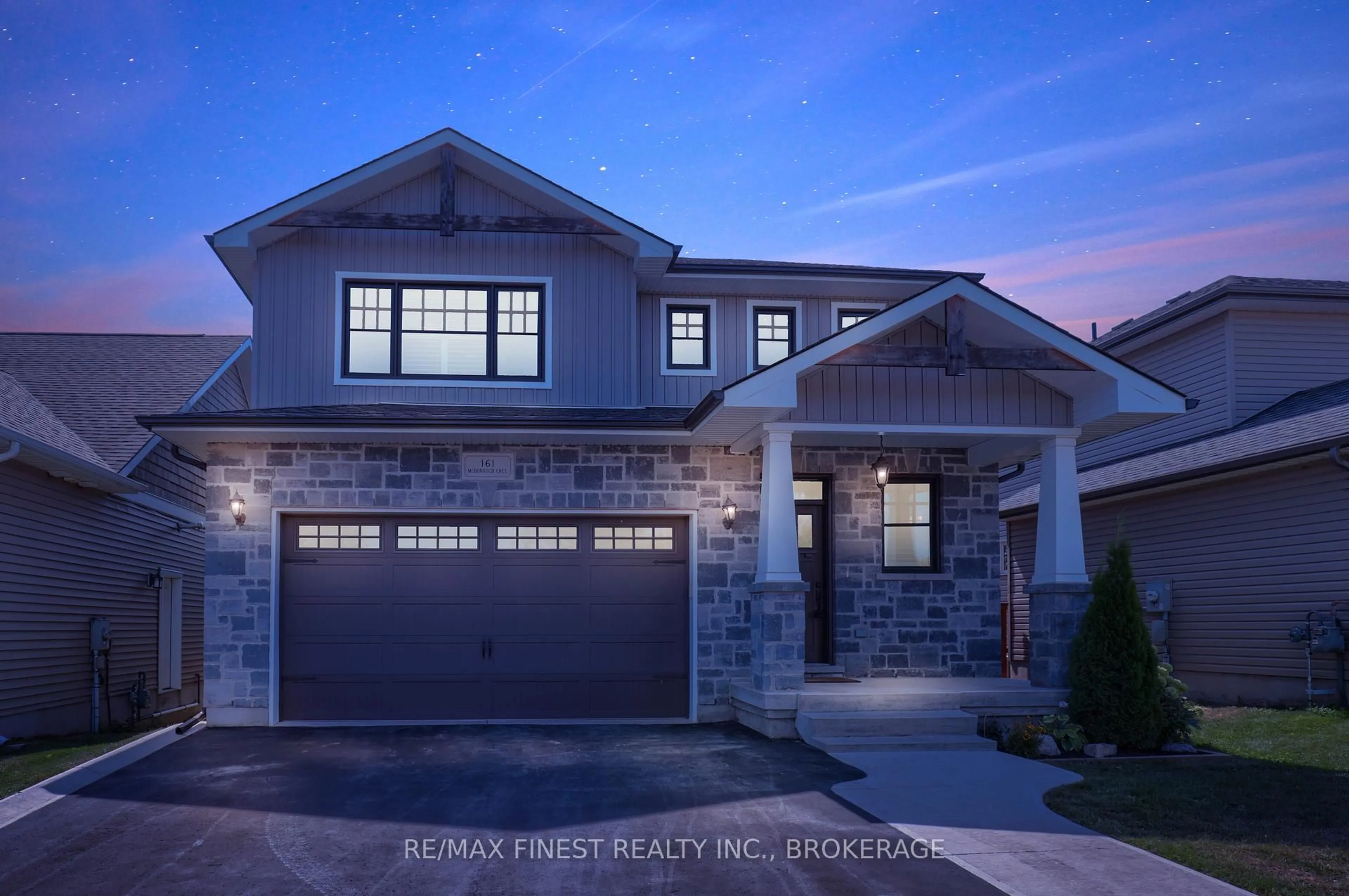 Home with brick exterior material, street for 161 McDonough Cres, Loyalist Ontario K7N 0B3