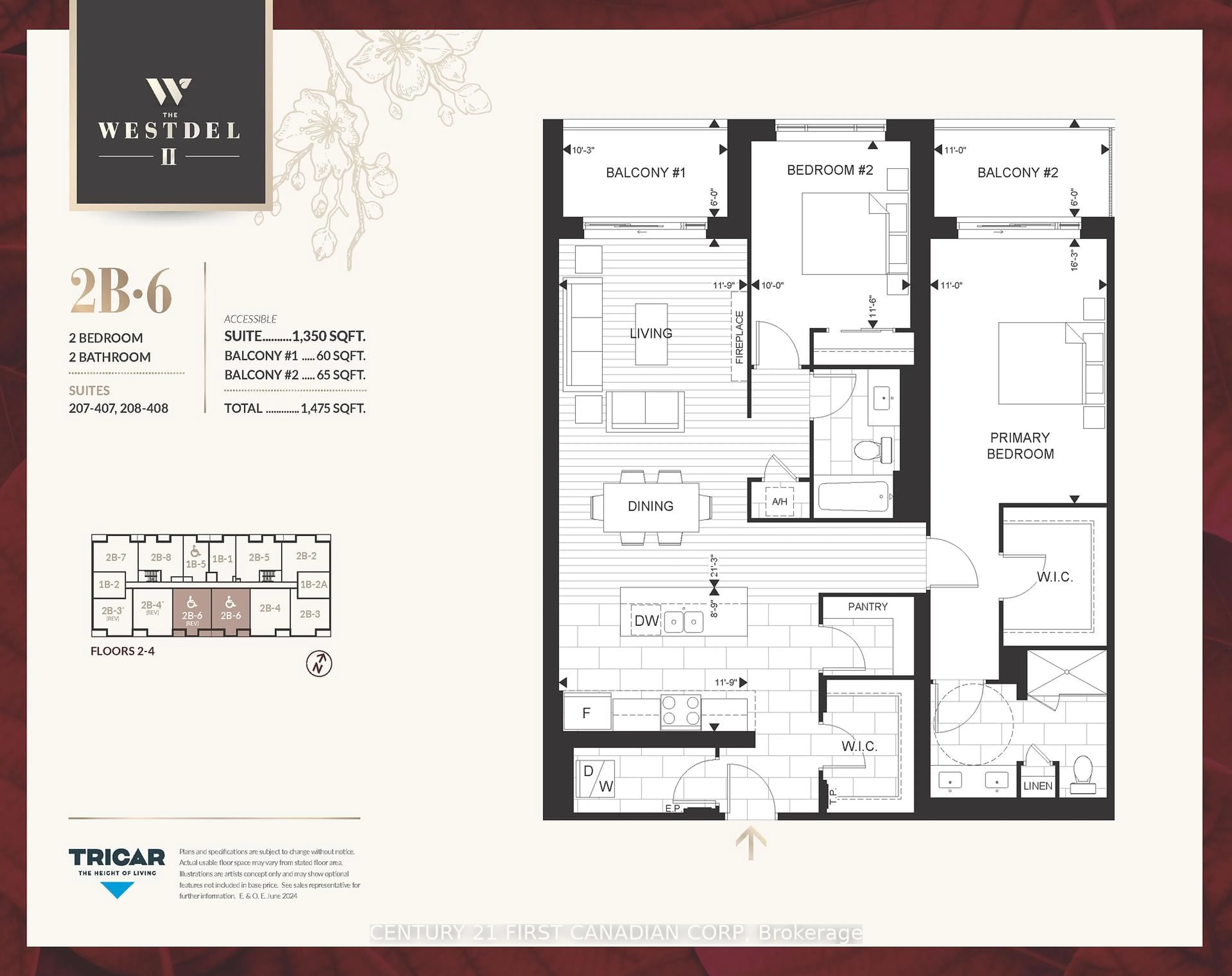 Floor plan for 1560 Upper West Ave #408, London South Ontario N6K 0M4