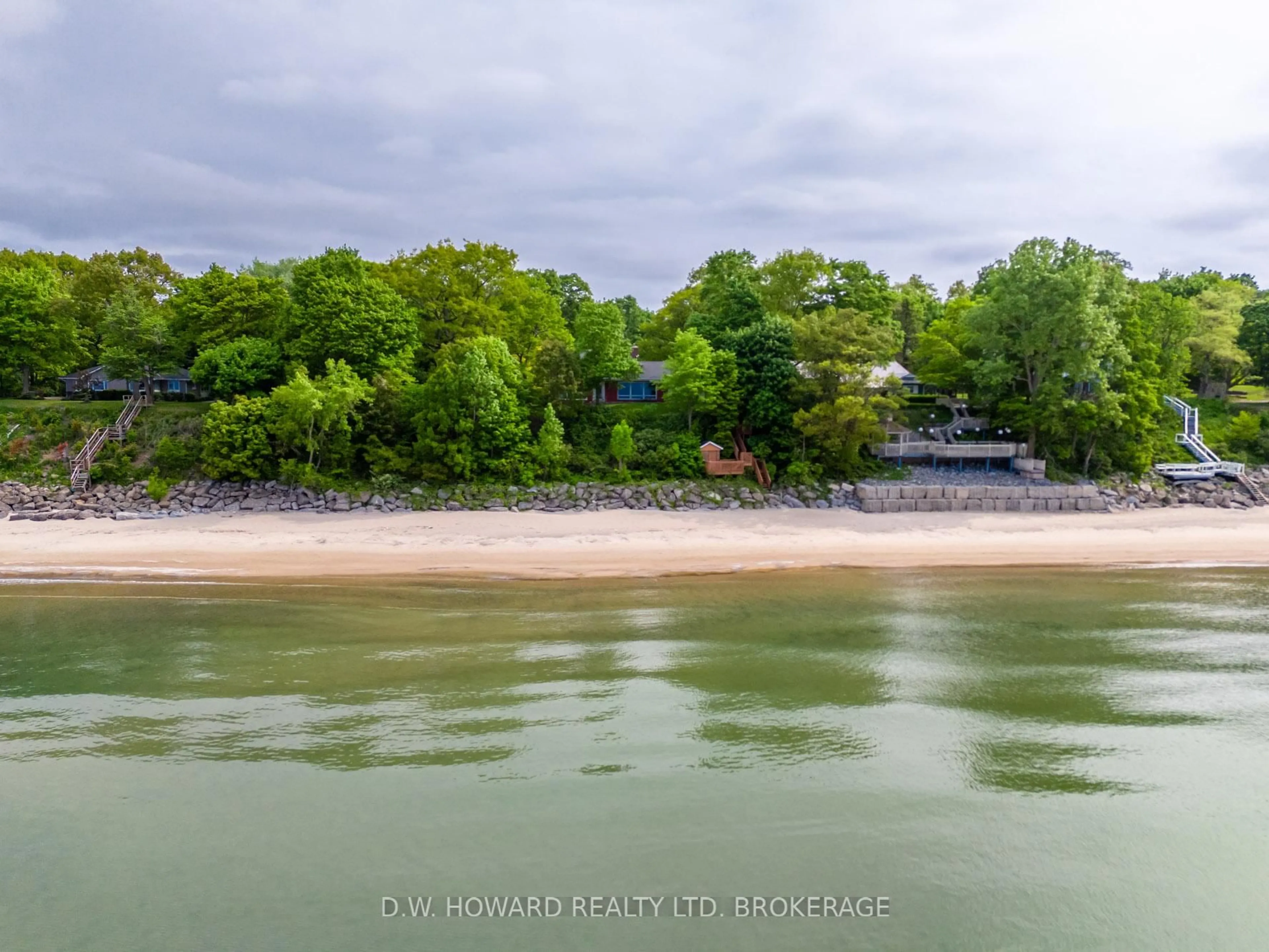A pic from outside/outdoor area/front of a property/back of a property/a pic from drone, water/lake/river/ocean view for 5685 Firelane 27 Lane, Port Colborne Ontario L0S 1R0