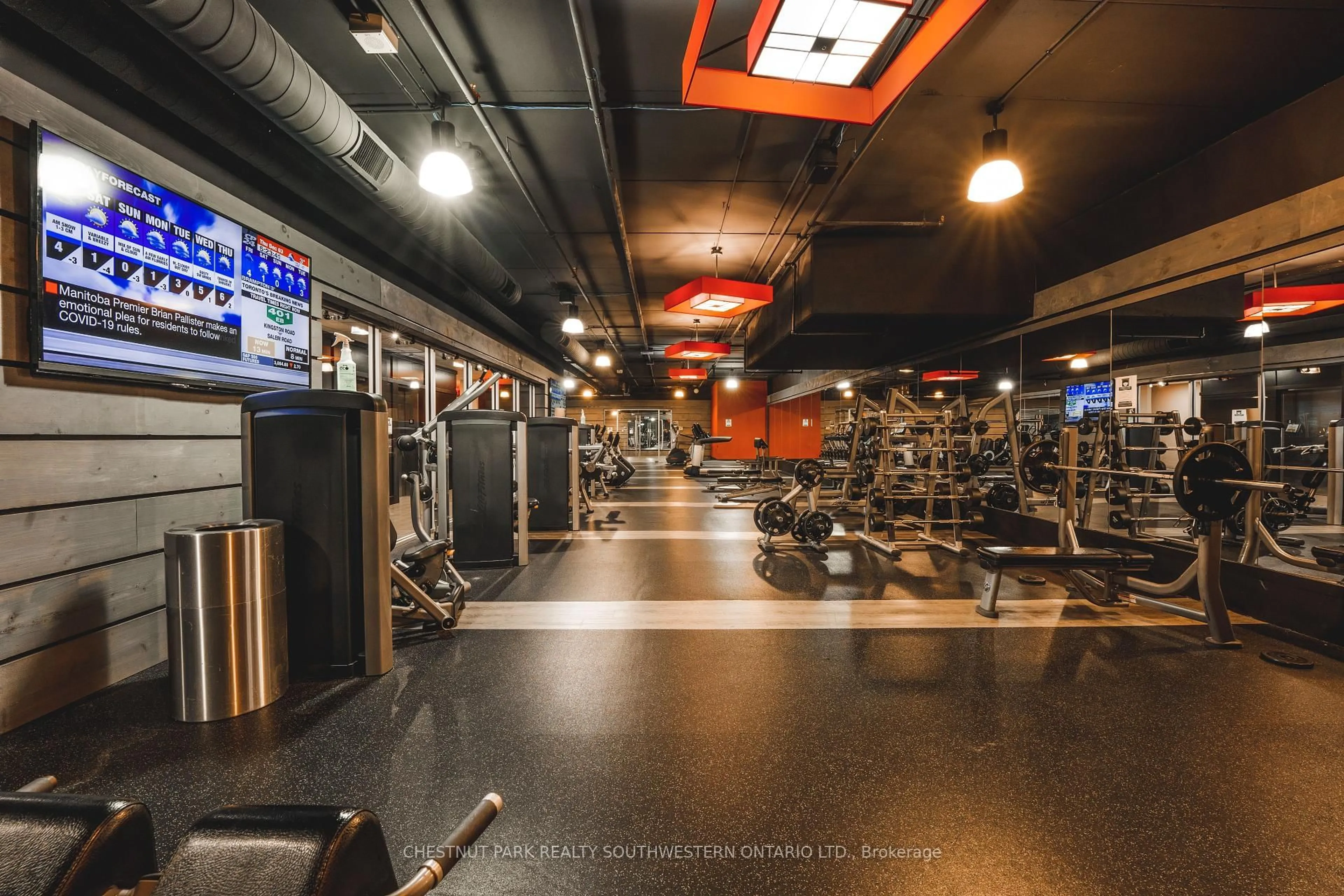 Gym or fitness room for 1235 Richmond St #1511, London East Ontario N6A 0C1