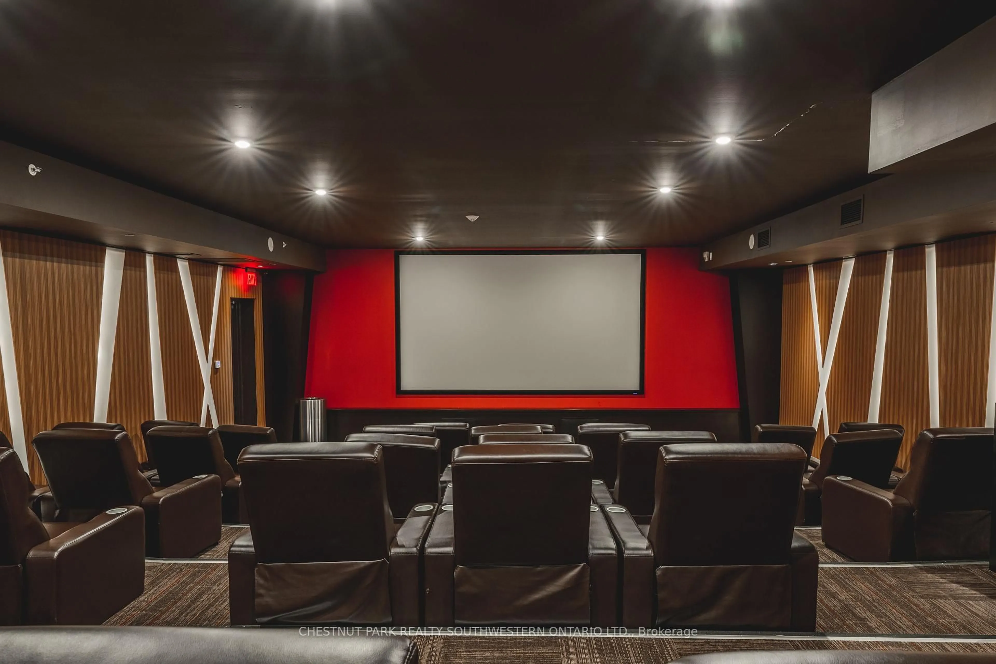 Home theater for 1235 Richmond St #1511, London East Ontario N6A 0C1