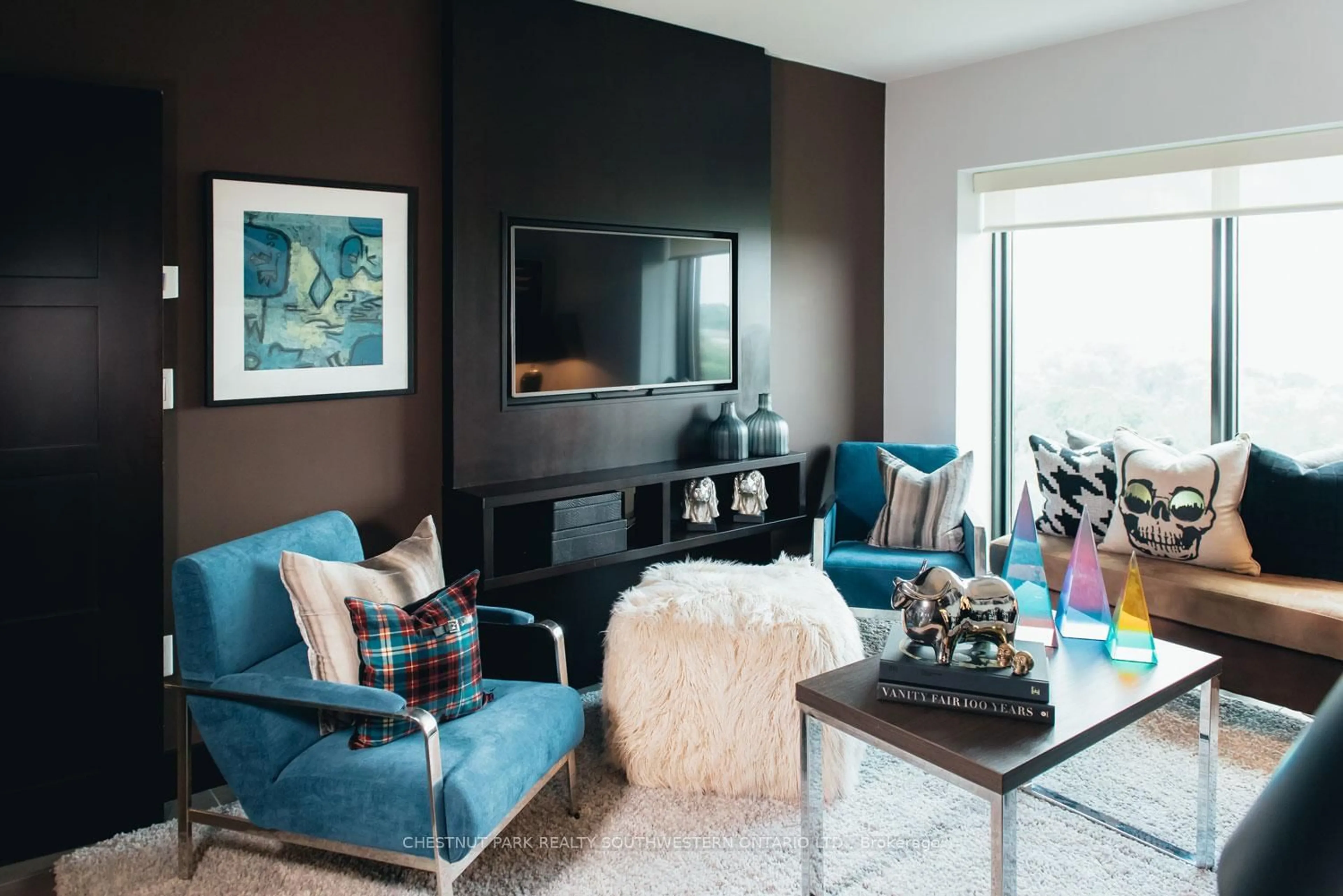 Living room with furniture, unknown for 1235 Richmond St #1511, London East Ontario N6A 0C1