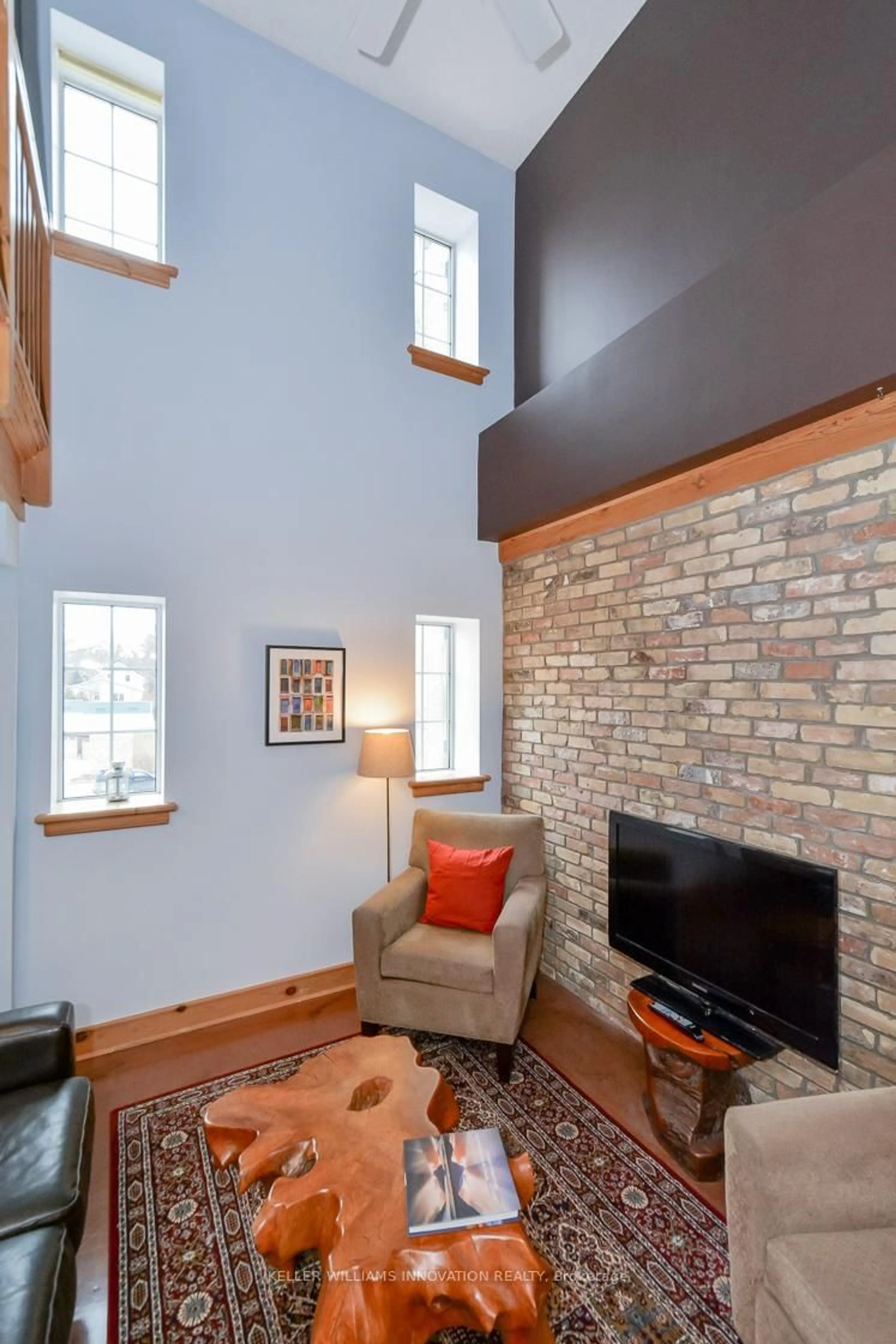 Living room with furniture, unknown for 3 Father David Bauer Dr #201, Waterloo Ontario N2L 6M1