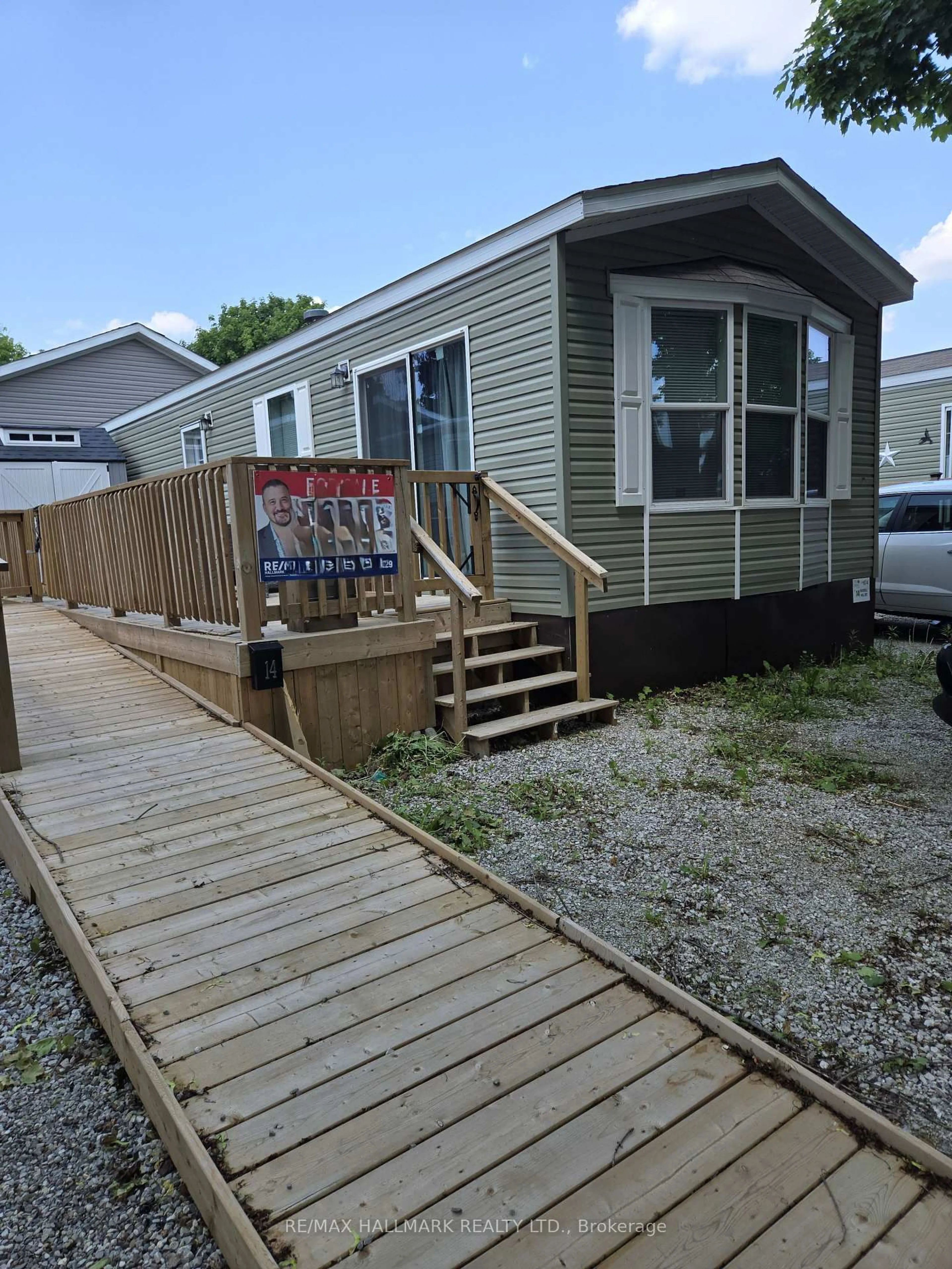 Home with vinyl exterior material, street for 99 Fourth Concession Rd #614, Brant Ontario N0E 1A0