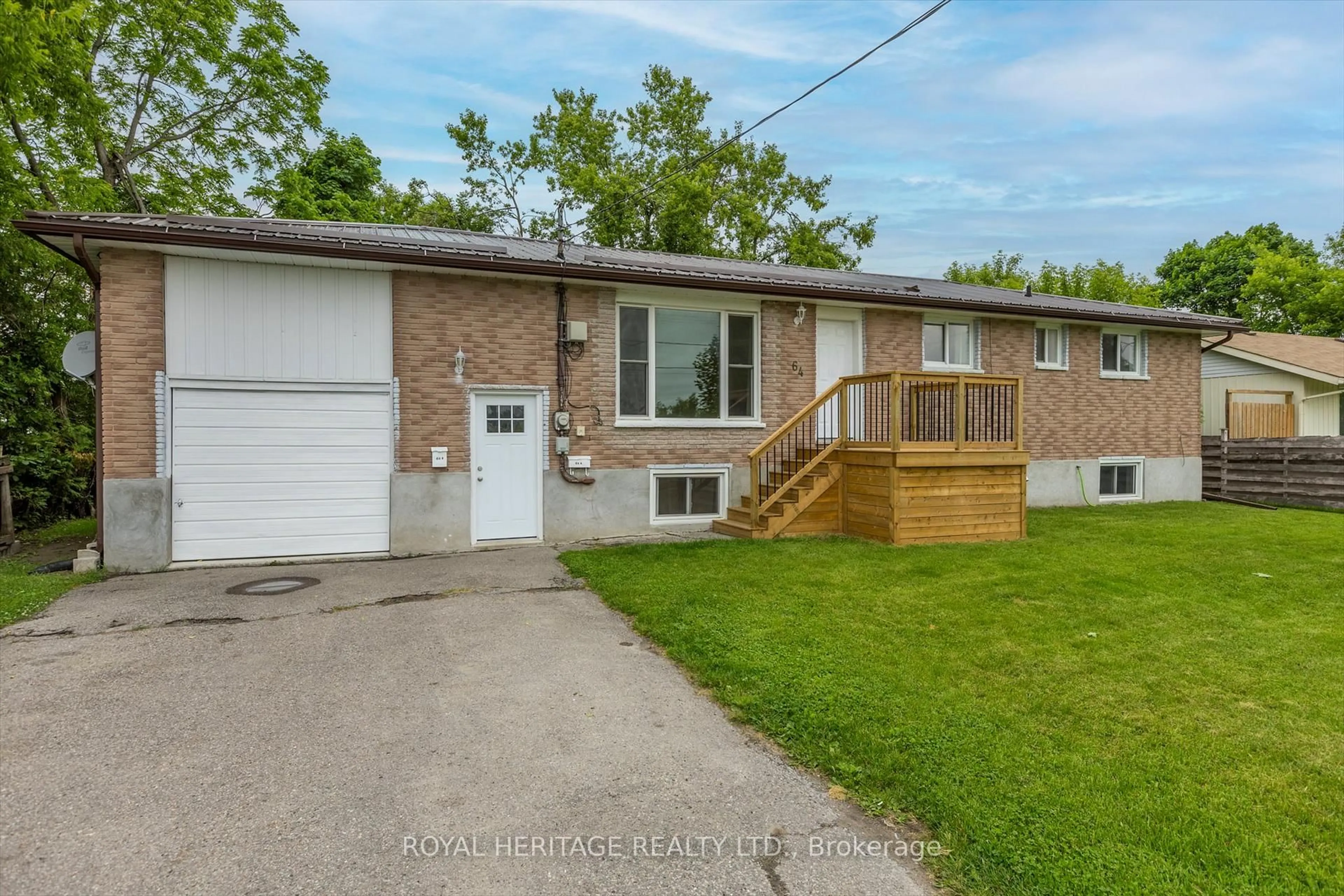 A pic from outside/outdoor area/front of a property/back of a property/a pic from drone, street for 64 George St, Kawartha Lakes Ontario K9V 5H9