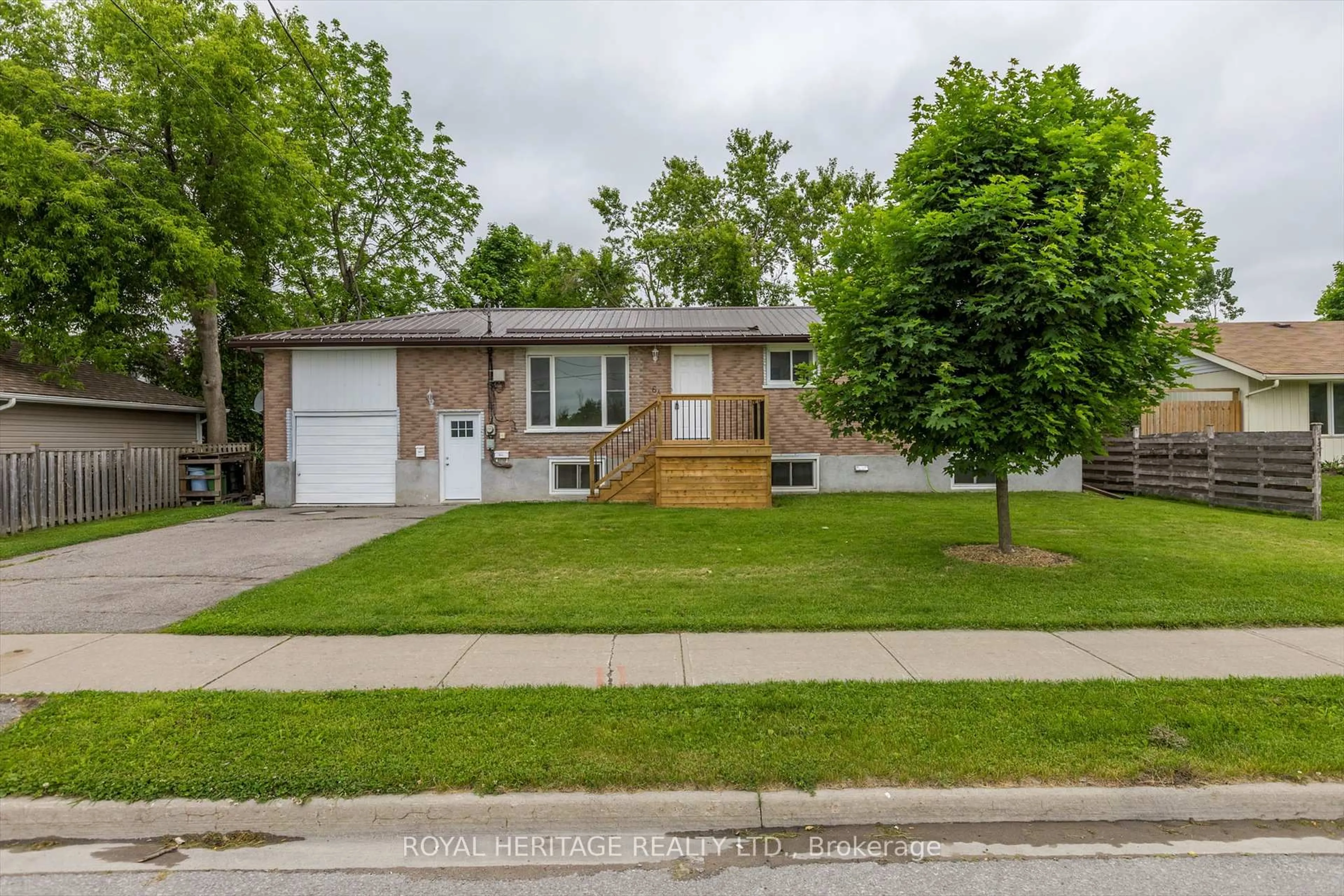 Home with vinyl exterior material, street for 64 George St, Kawartha Lakes Ontario K9V 5H9