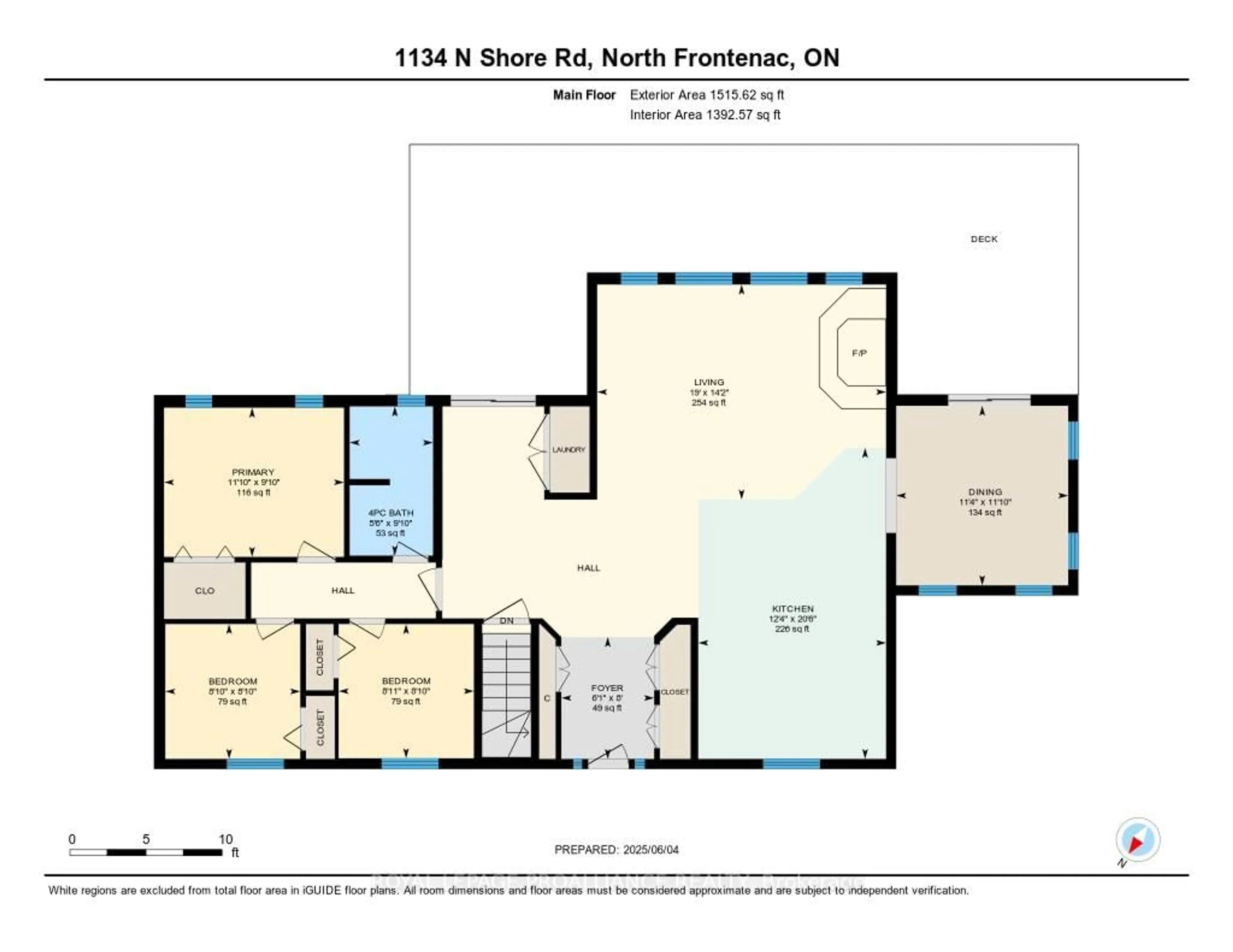 Floor plan for 1134 North Shore Rd, Plevna Ontario K0H 2M0