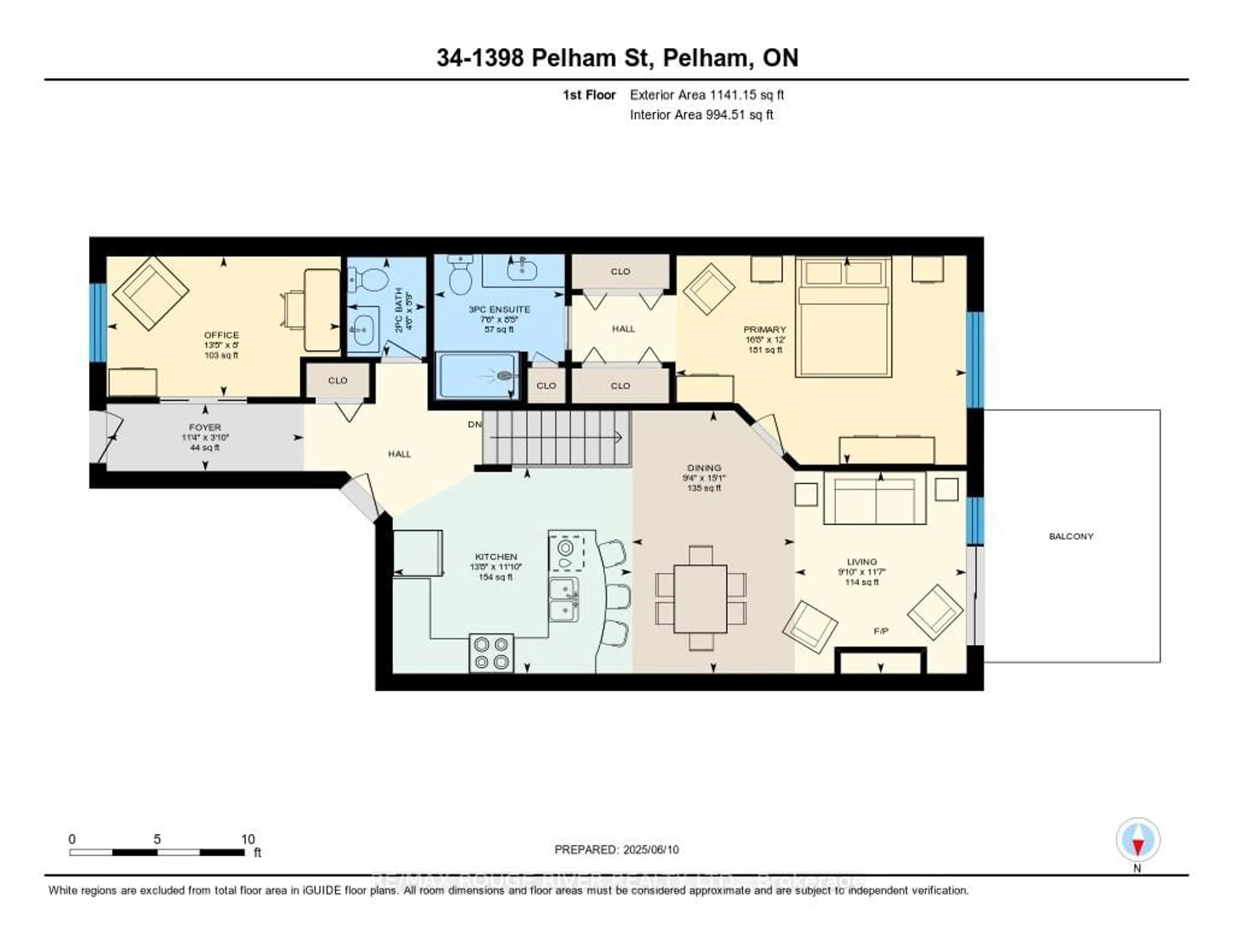 Floor plan for 1398 Pelham St #34, Pelham Ontario L0S 1E7