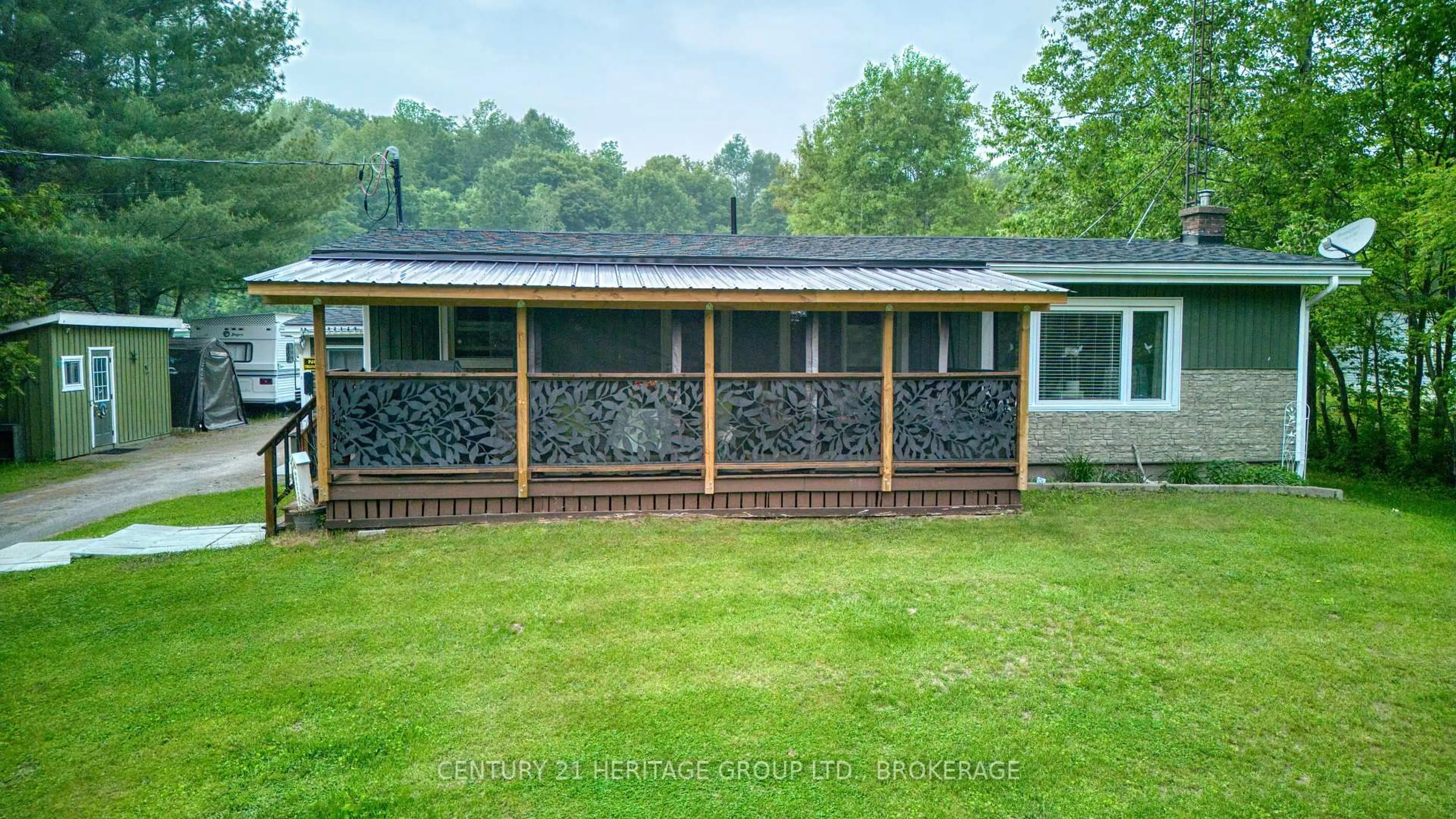 A pic from outside/outdoor area/front of a property/back of a property/a pic from drone, unknown for 122 Paudash School Rd, Bancroft Ontario K0L 1C0