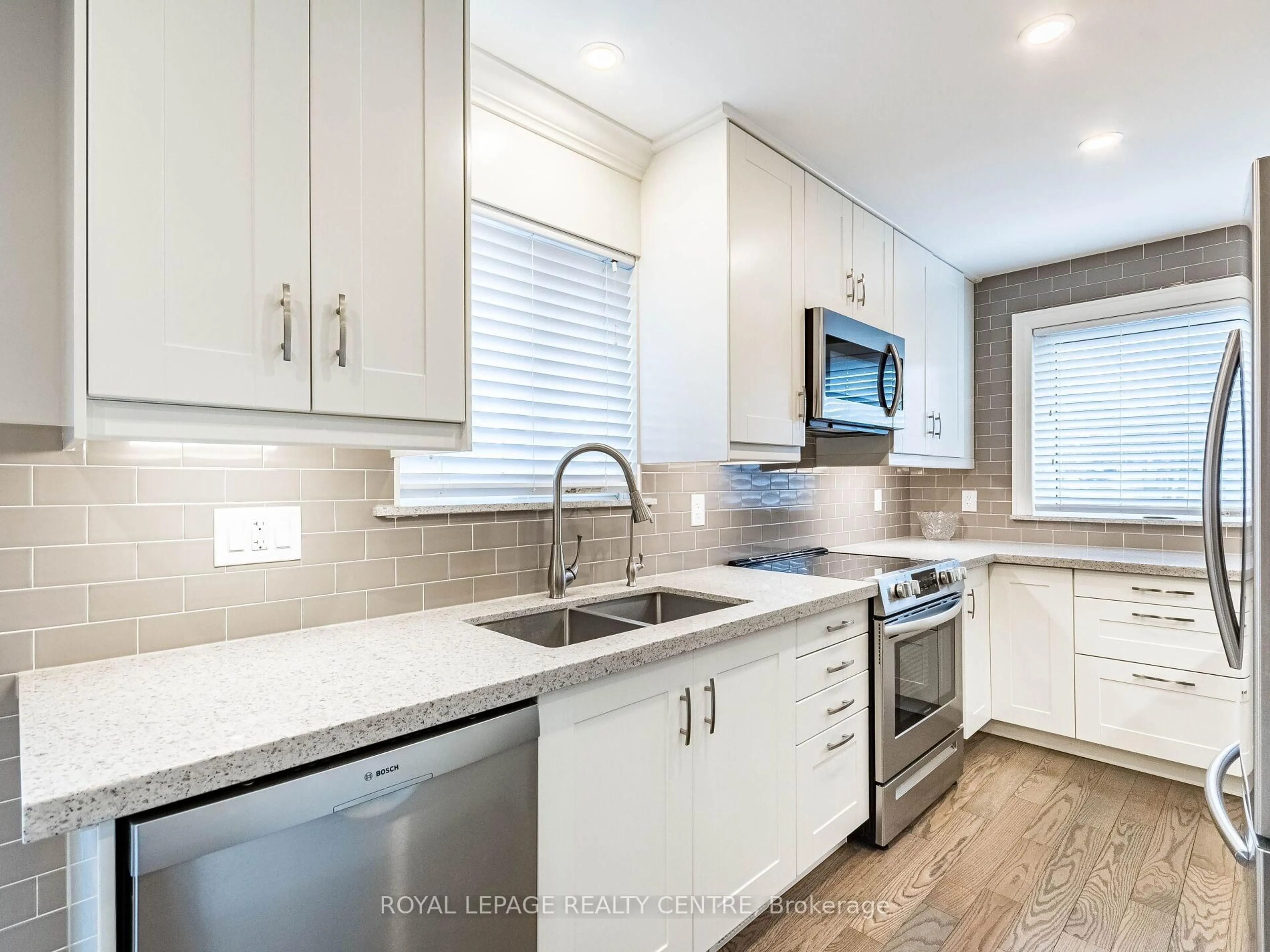 Open concept kitchen, ceramic/tile floor for 179 Laurentian Dr, Kitchener Ontario N2E 2G1