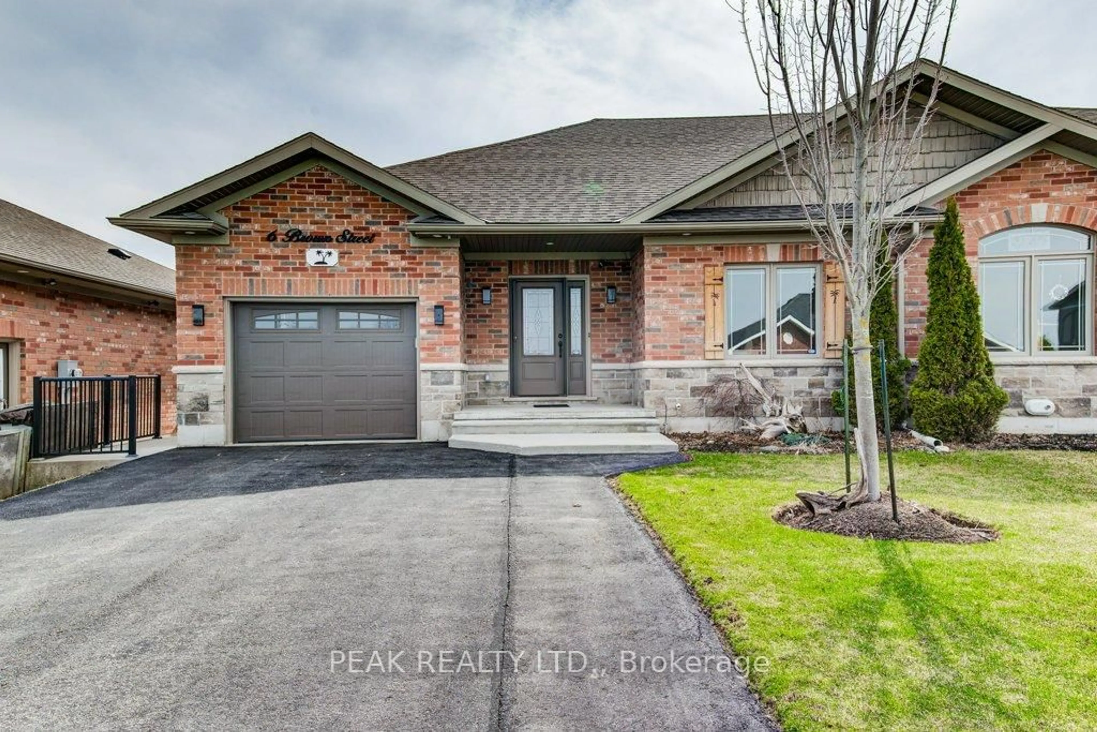 Home with brick exterior material, street for 6 Brown St, Minto Ontario N0G 1M0
