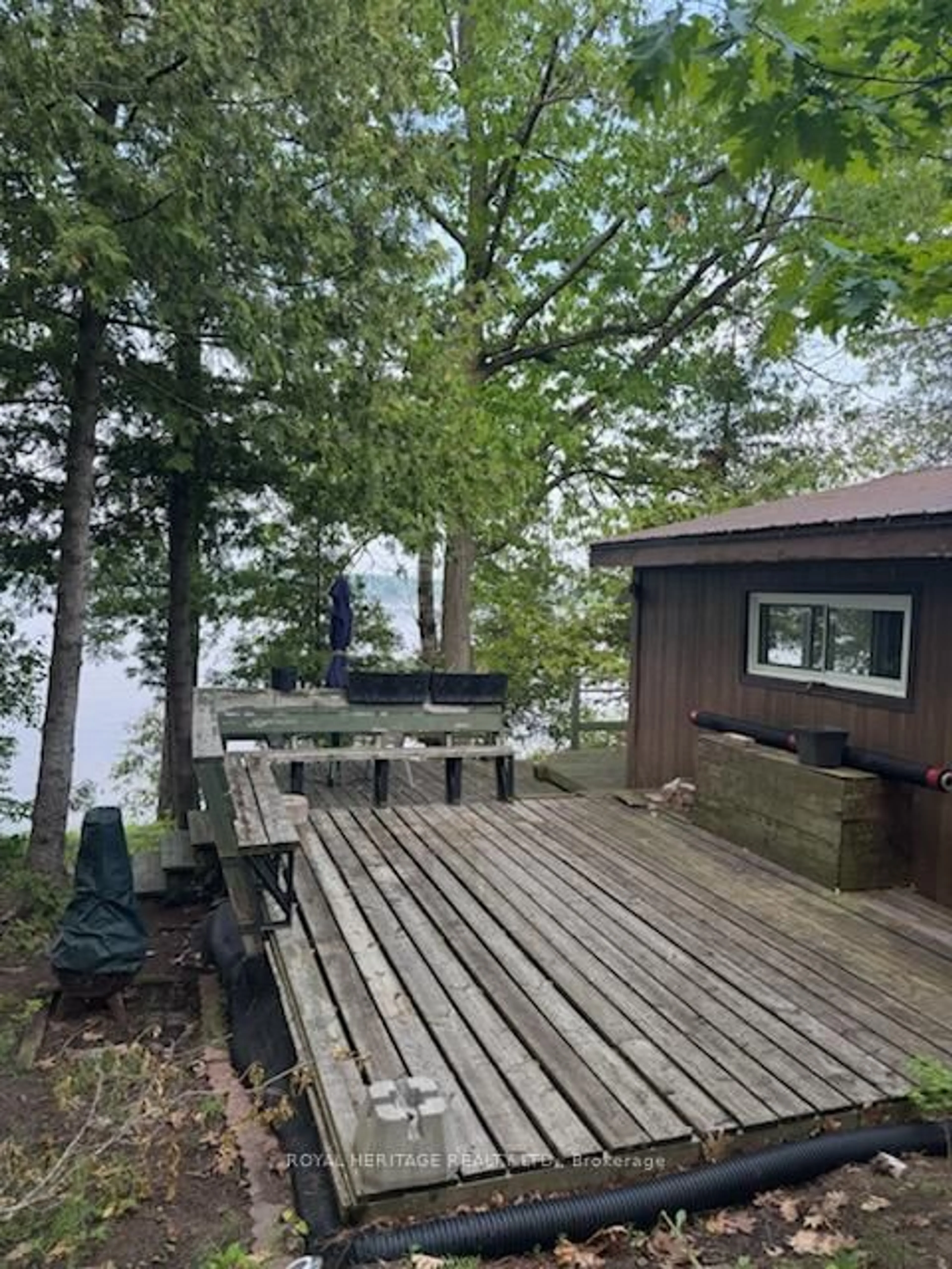 Patio, water/lake/river/ocean view for 1474 Grenadier Island, Selwyn Ontario K0L 2H0