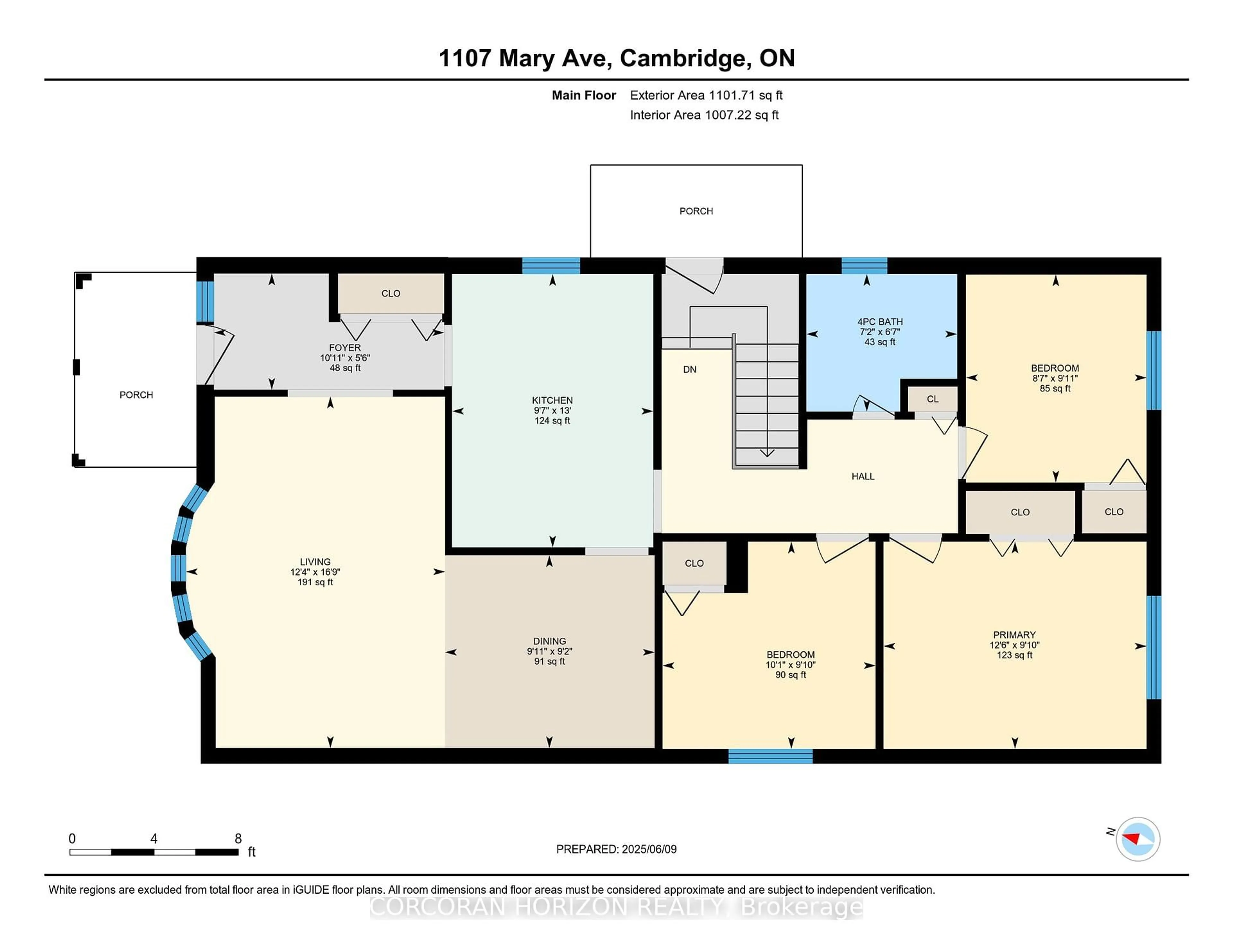 Floor plan for 1107 Mary Ave, Cambridge Ontario N3H 4N6