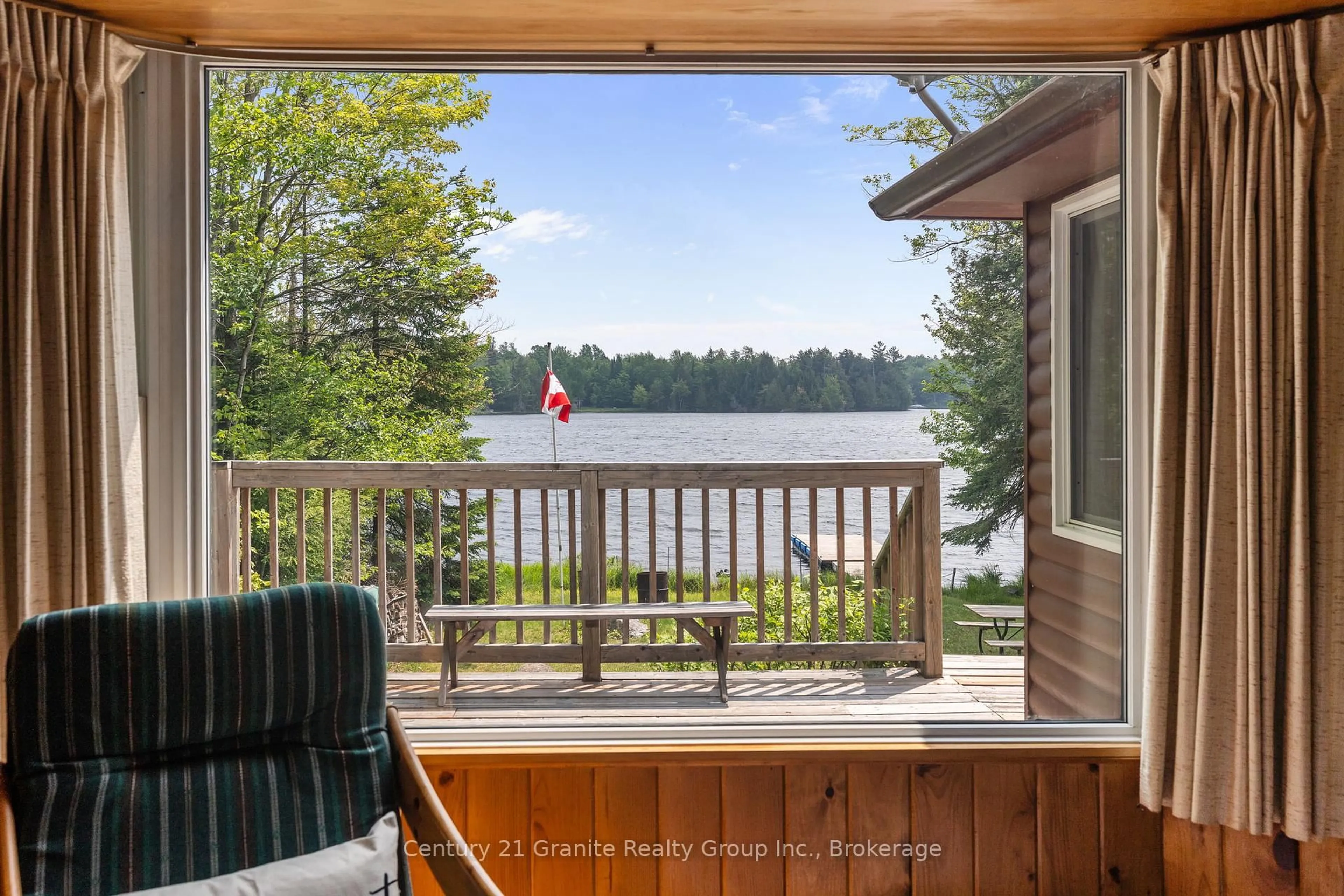 Patio, water/lake/river/ocean view for 1147 Comfort Dr, Highlands East Ontario K0M 1R0