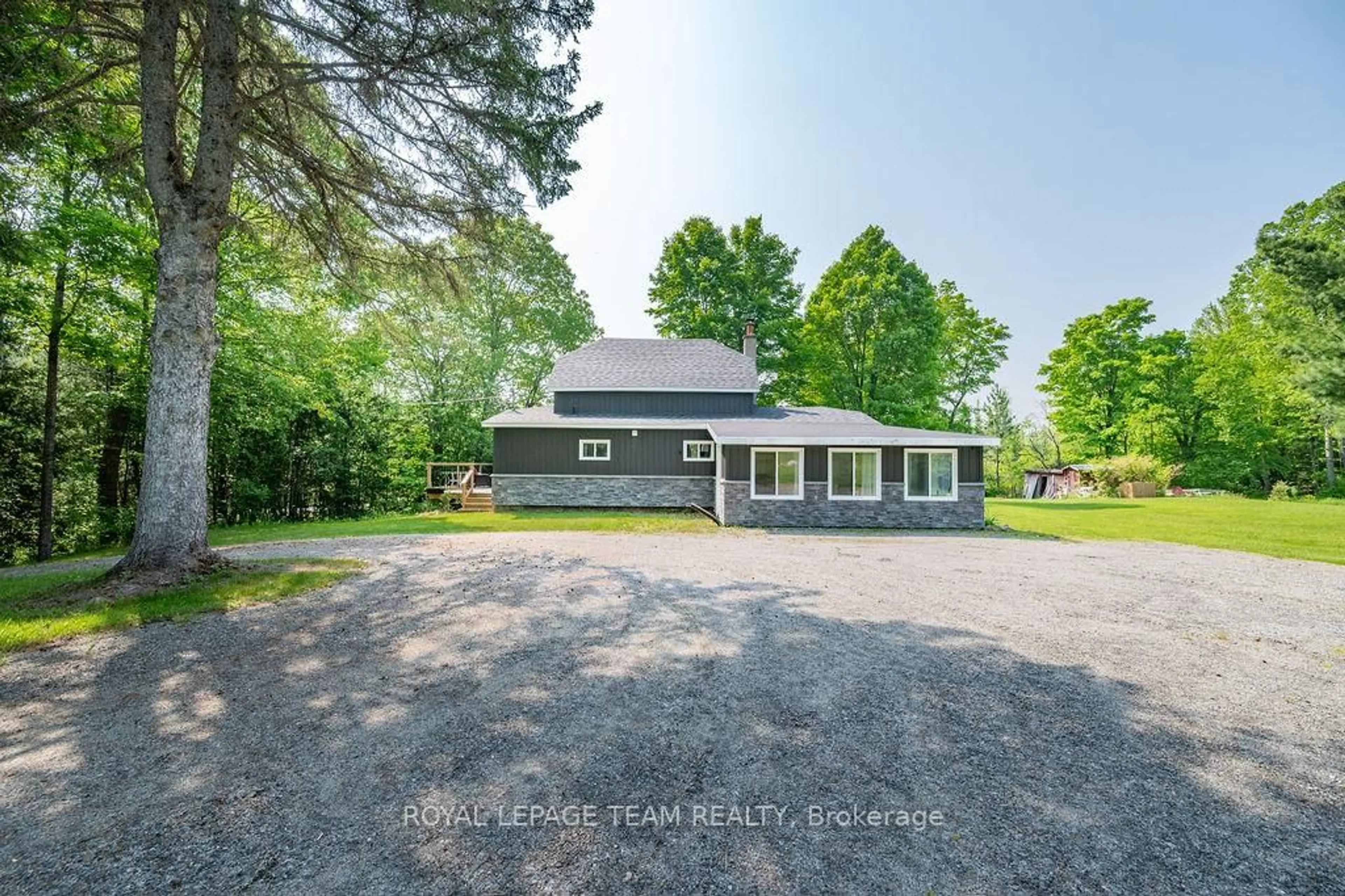 A pic from outside/outdoor area/front of a property/back of a property/a pic from drone, unknown for 3432 Siberia Rd, Combermere Ontario K0J 1L0