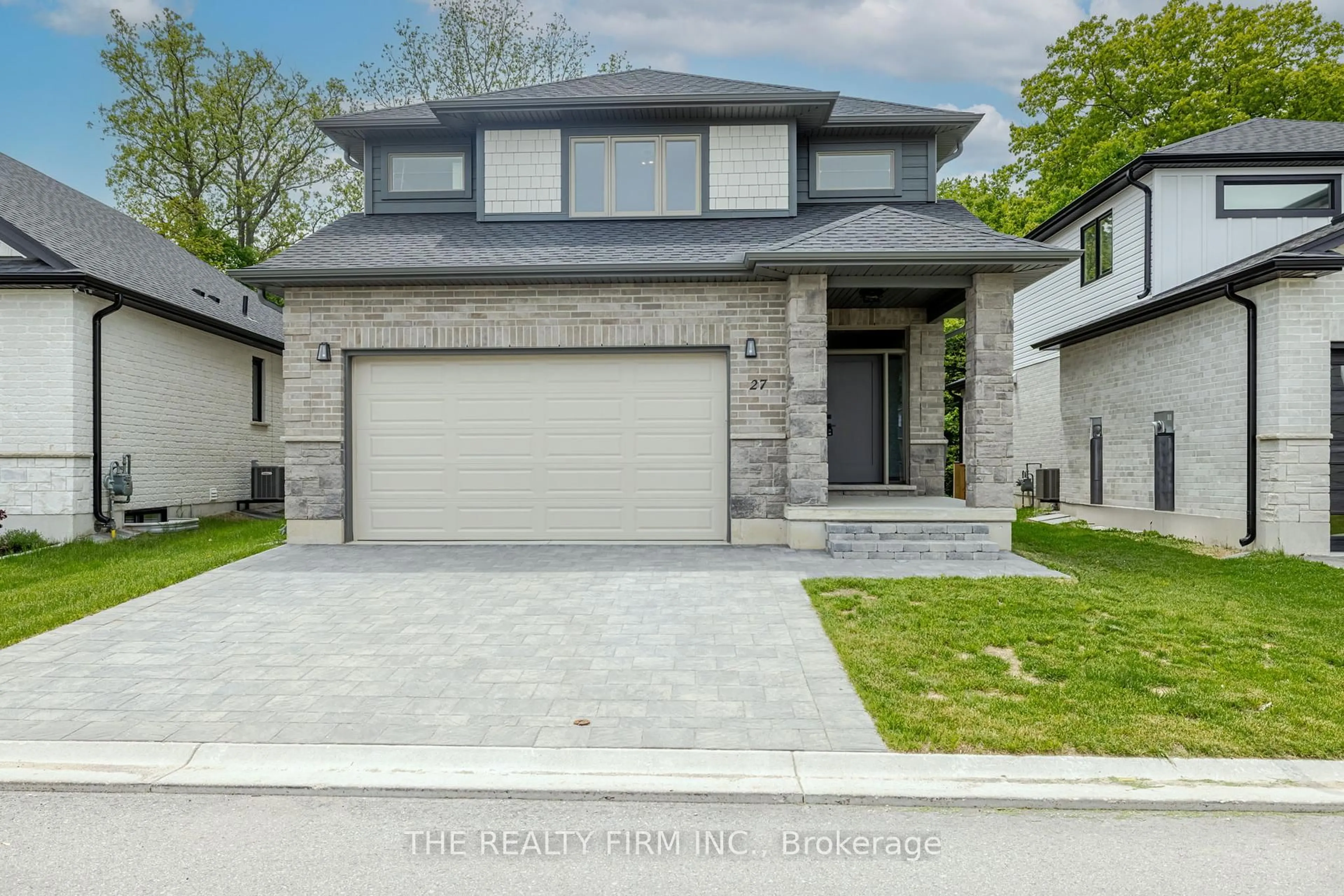 Home with brick exterior material, street for 22701 Adelaide Rd #27, Strathroy-Caradoc Ontario N0L 1W0