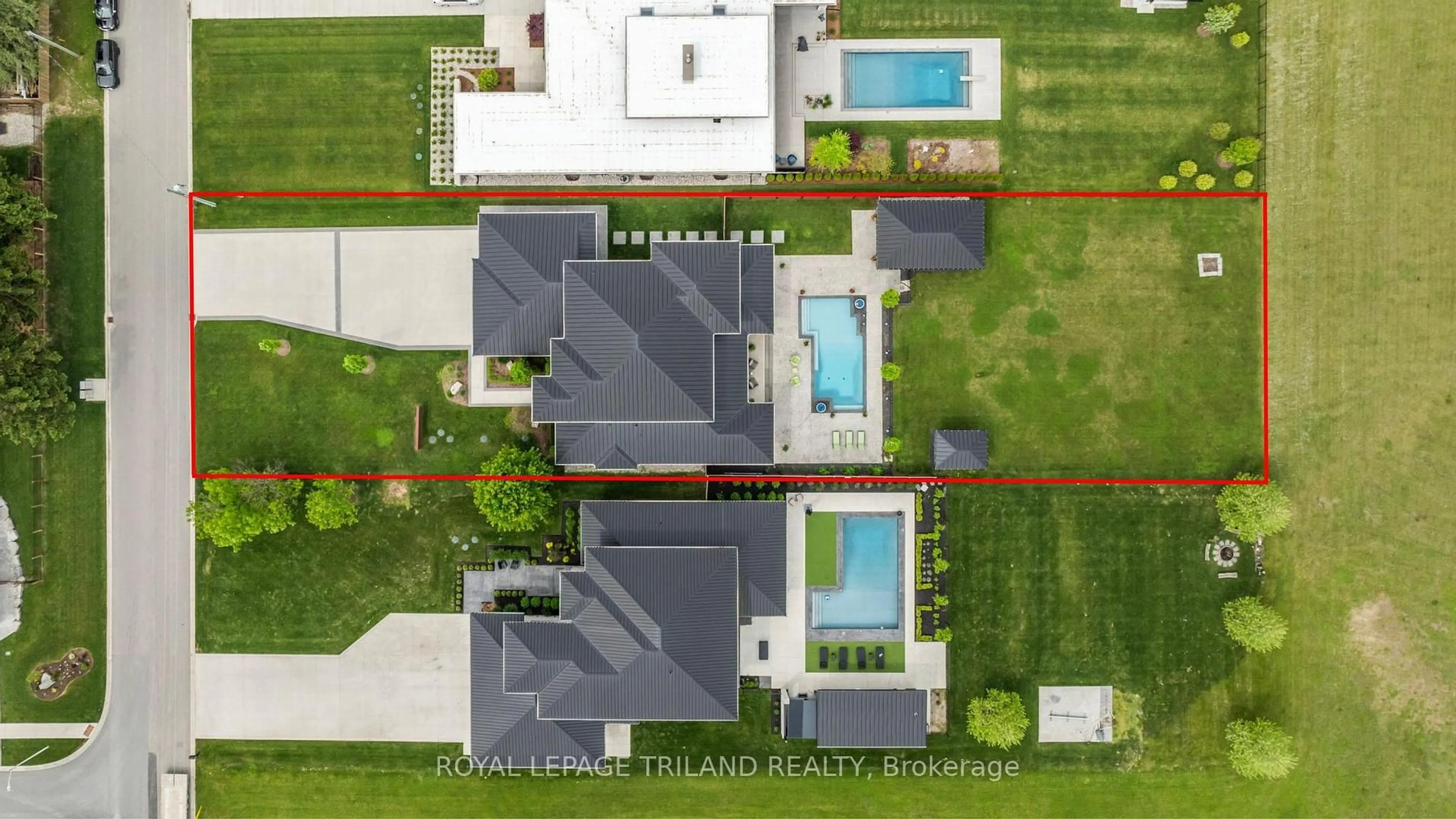A pic from outside/outdoor area/front of a property/back of a property/a pic from drone, street for 143 HARRIS Rd, Middlesex Centre Ontario N0L 1E0