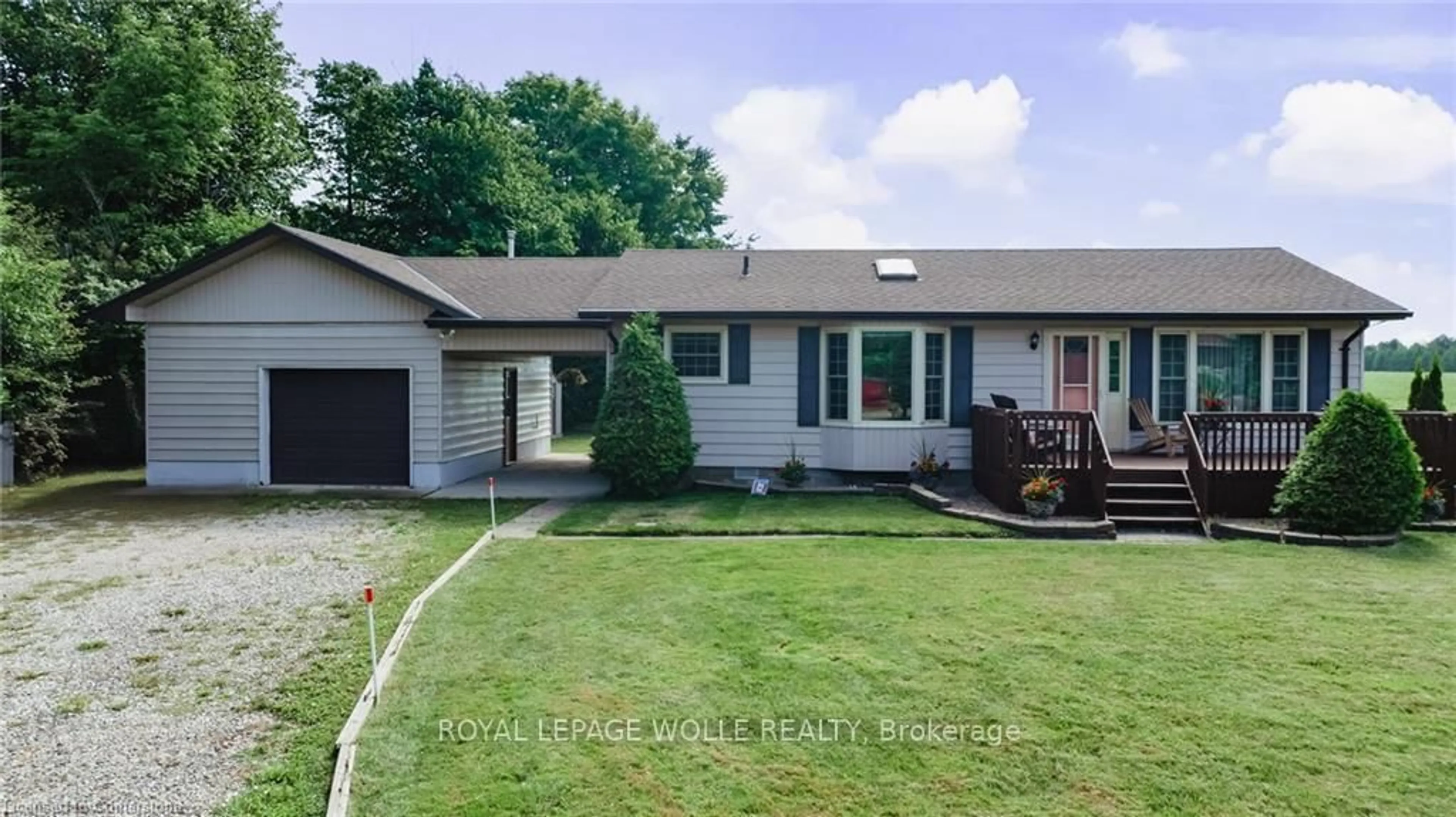 Home with vinyl exterior material, street for 73034 Claudette Dr, Bluewater Ontario N0M 2T0