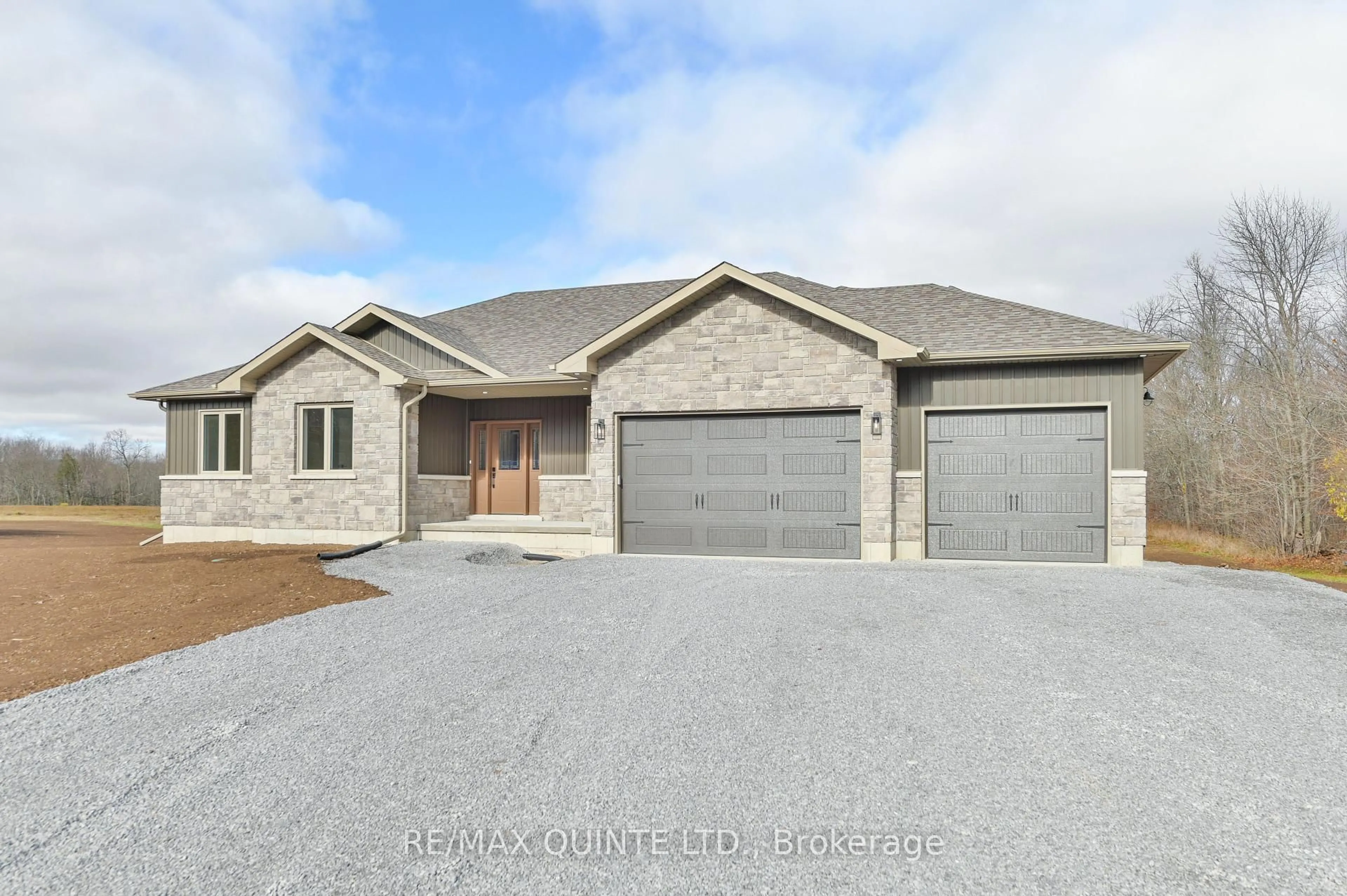 Home with brick exterior material, street for 1400 Harold Rd, Stirling Ontario K0K 3E0