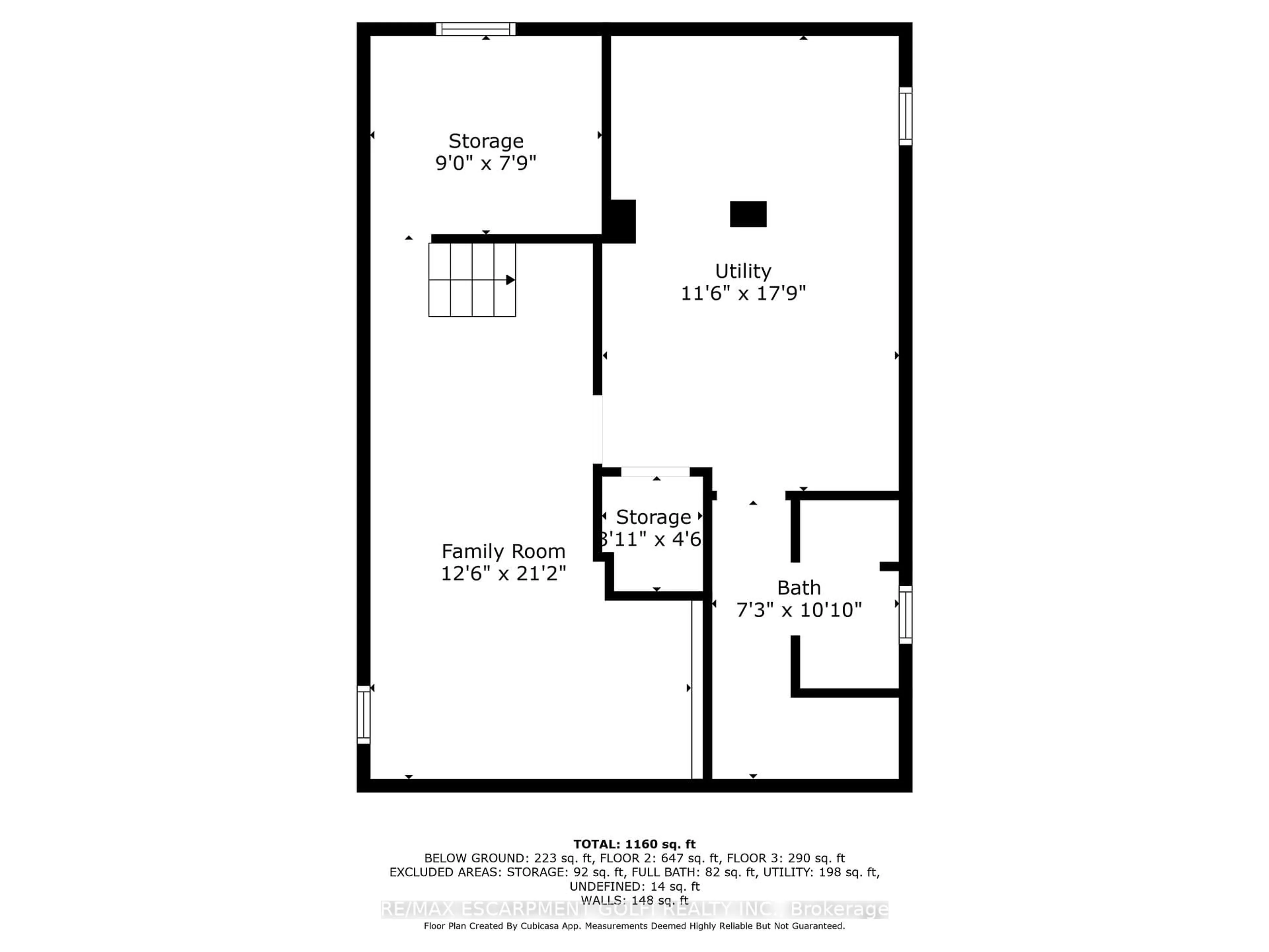Floor plan for 36 Barons Ave, Hamilton Ontario L8H 5A2
