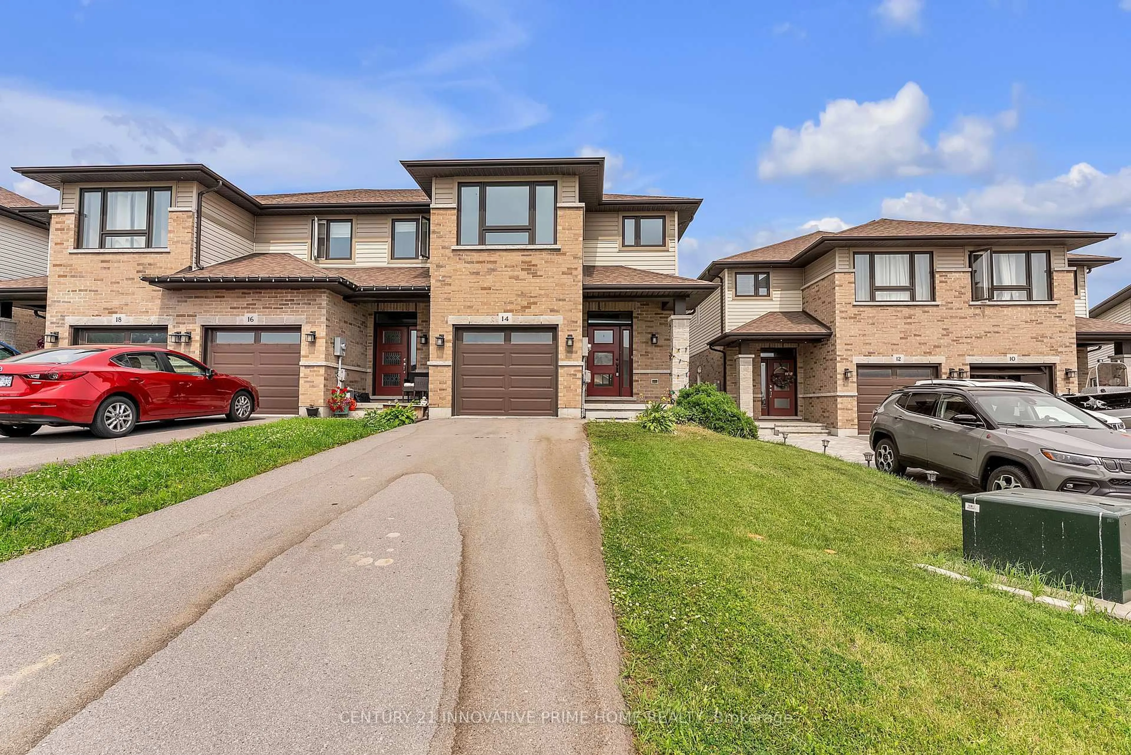 Home with brick exterior material, street for 14 Ledgerock Crt, Quinte West Ontario K8R 1G3